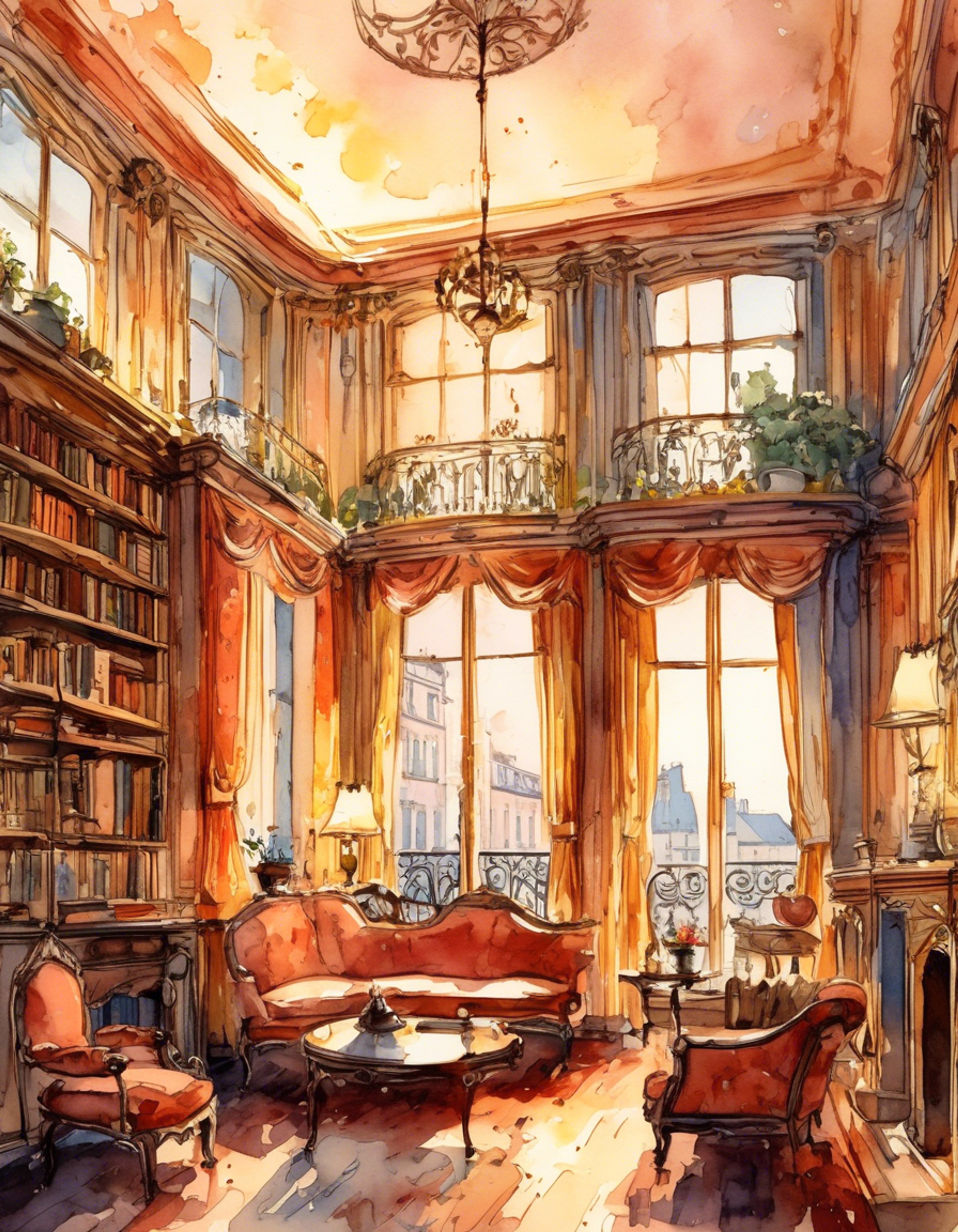 You find yourself spending a rainy afternoon with the tall, naive vampire Noé in a cozy Parisian apartment. The soft patter of rain against the windows creates a soothing atmosphere as you share stories and hot tea. Noé's genuine curiosity about your life and experiences makes for engaging conversation.