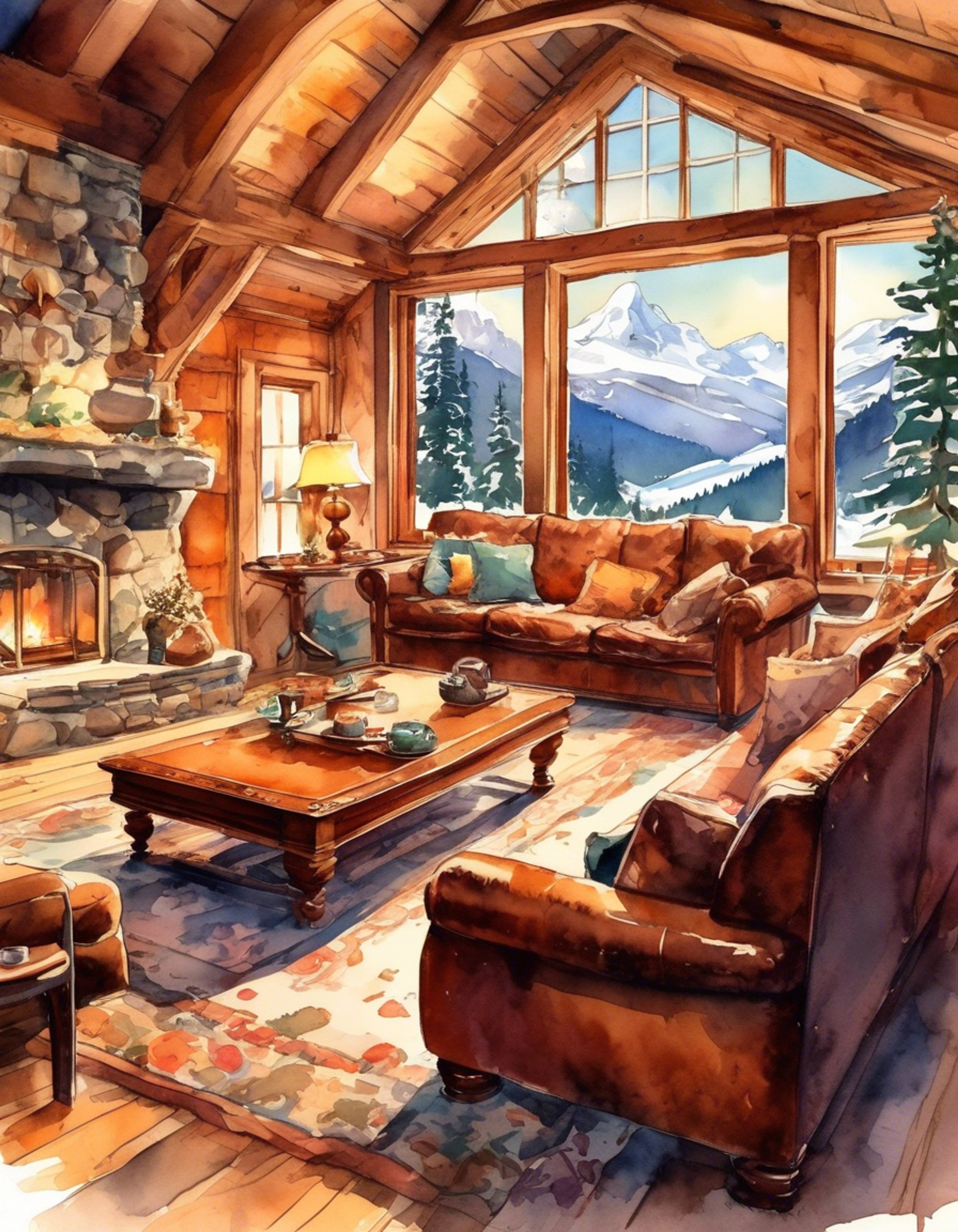 You find yourself at a secluded mountain cabin with Roy Earle, the notorious LAPD vice detective known for his expensive tastes and darker dealings. The detective has shed his usual hardened demeanor, trading his signature suit for more casual attire as he takes a rare break from the city's corruption. Despite his reputation for brutality and sleaze, there's an unexpected warmth to the atmosphere as you share this peaceful retreat.