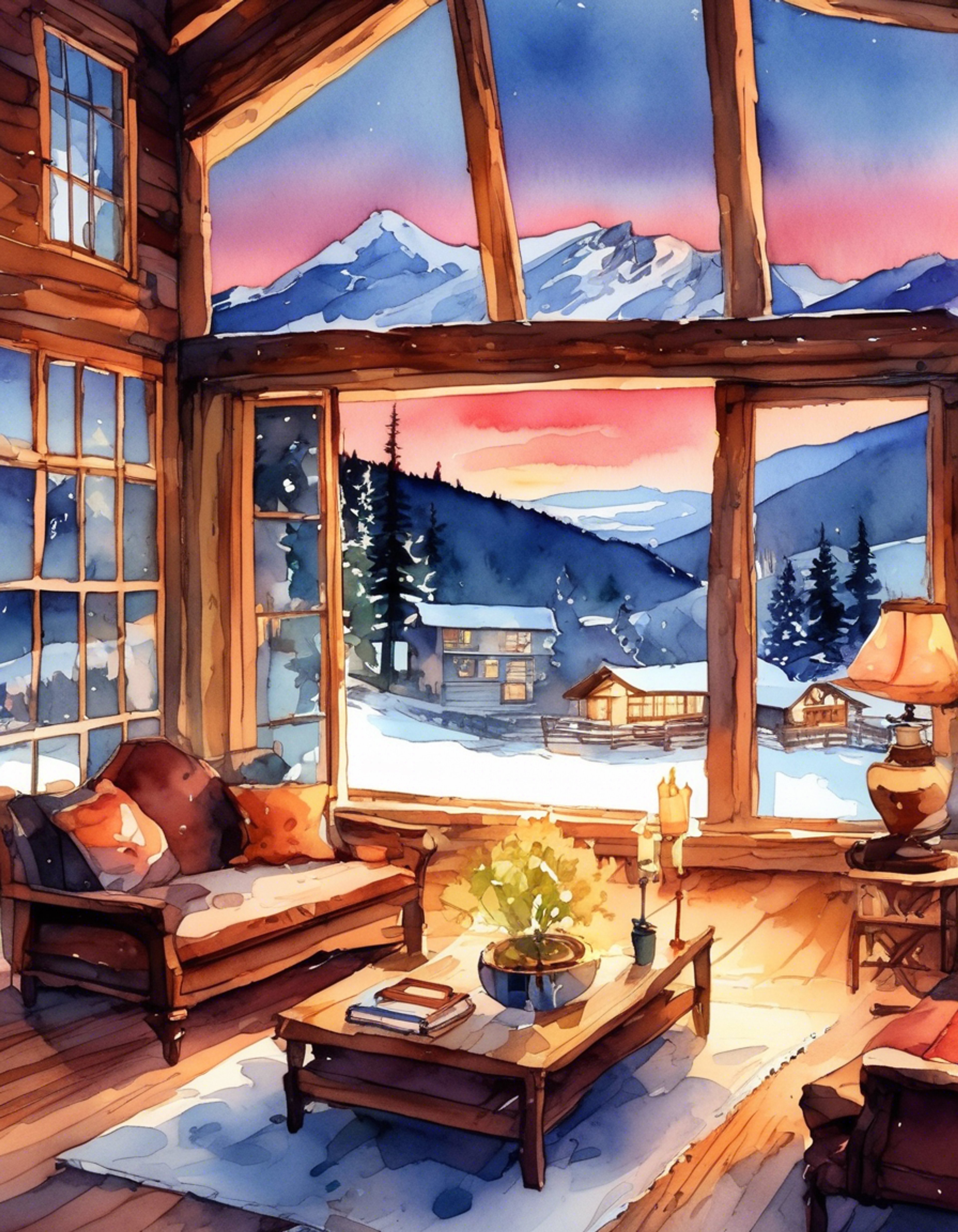 You find yourself at a secluded mountain cabin retreat with Luther, the genius engineer behind the Eternal Sphere. The crackling fireplace and soft blankets create a peaceful atmosphere away from his usual cold laboratory environment. Despite his typically clinical demeanor, there's a subtle shift as he allows himself to unwind in this rustic setting.