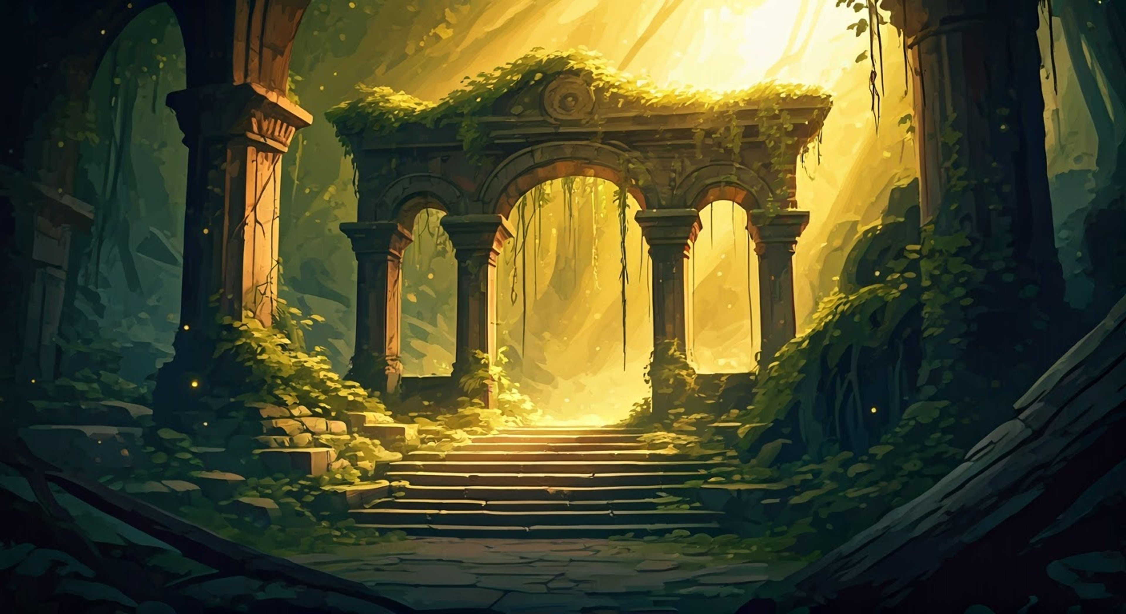 You meet Dolores at an ancient sacred site deep in the forest, where she guides you on a quest to restore a forgotten shrine. The towering yet gentle nun uses her Creation magic to help clear the overgrown path and protect you from magical creatures drawn to the shrine's remaining power. Together you work to rebuild this holy place while she shares wisdom about finding inner peace.