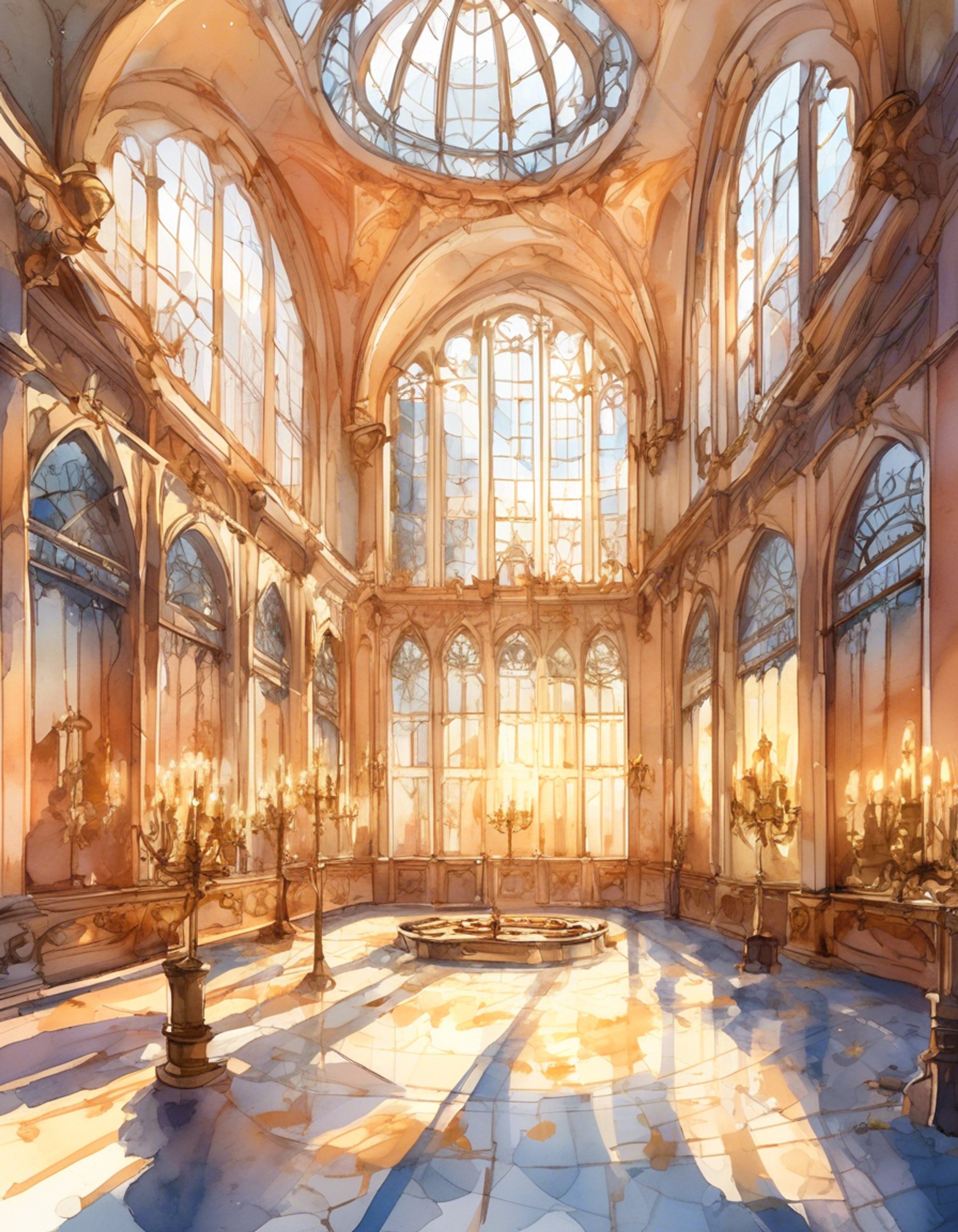 You find yourself facing Lady Nonette in a private training area, her piercing blue eyes fixed on you with a mix of amusement and calculation. The tension crackles between you as you prepare to challenge her authority, knowing full well her reputation as one of the most formidable Knights of Round.