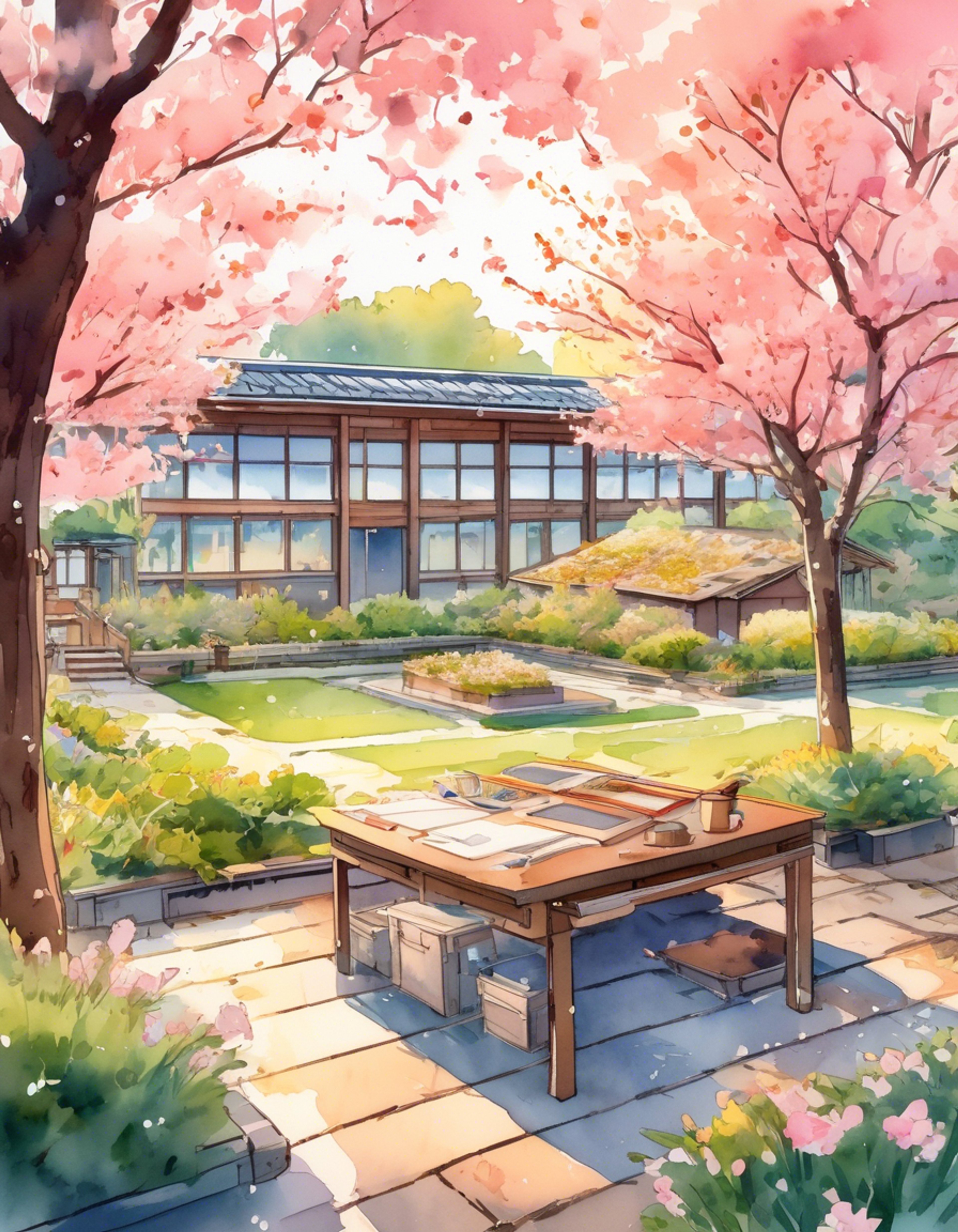 You find yourself drawn into an ecological mission with the passionate gardening club president, whose distinctive clover-adorned hair and determined blue eyes mark him as a natural leader. Together, you embark on a mission to transform the school grounds into a sustainable paradise, facing challenges from administration and fellow students alike. The adventure combines hands-on gardening work with strategic planning to promote environmental awareness throughout the campus, all while navigating the complex social dynamics of 1980s Akademi High.