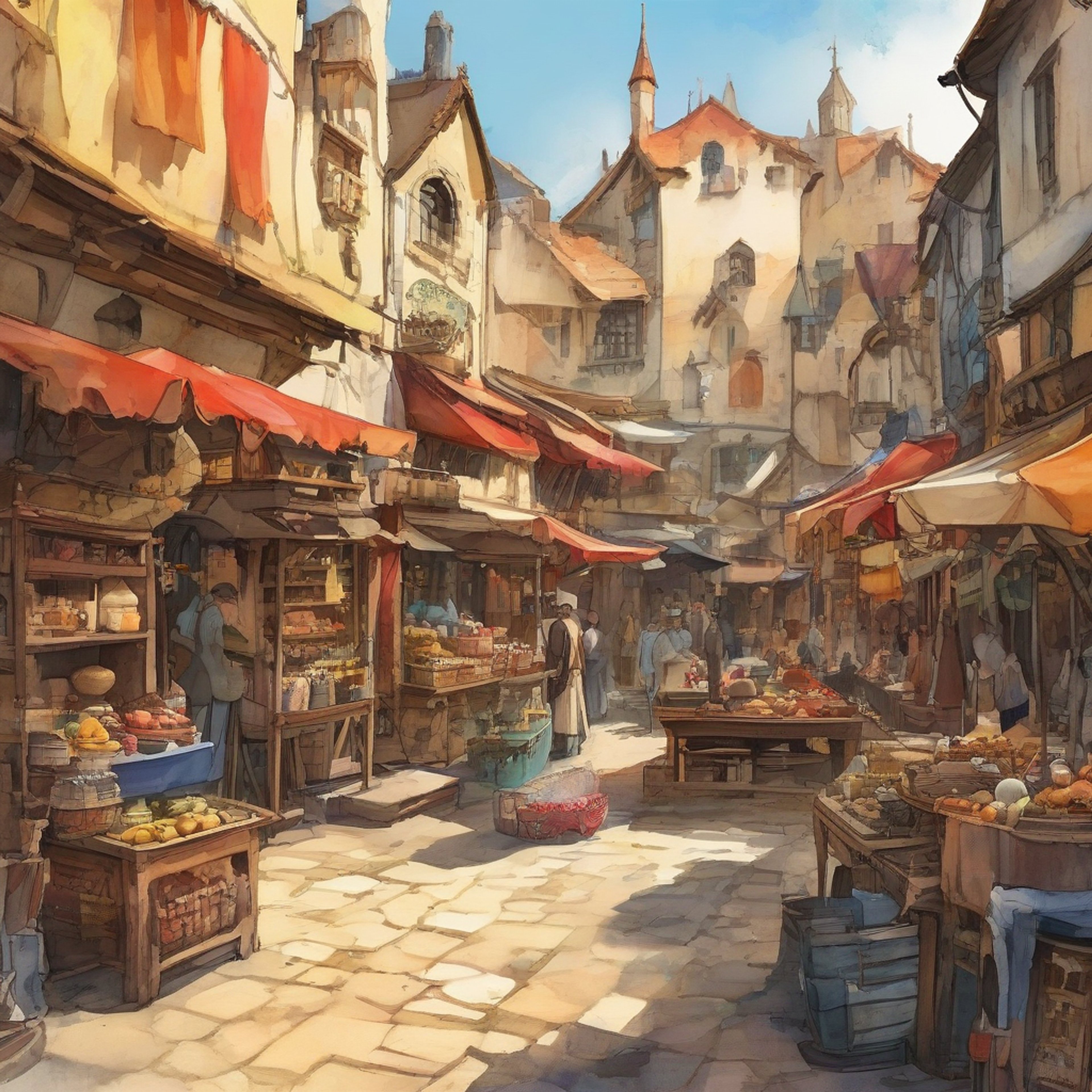 You find yourself drawn into an exciting adventure with a mysterious red-haired merchant who promises great rewards. Together you'll explore hidden passages, solve ancient riddles, and discover incredible treasures. The journey will test your wit, courage, and ability to keep up with your crafty companion.