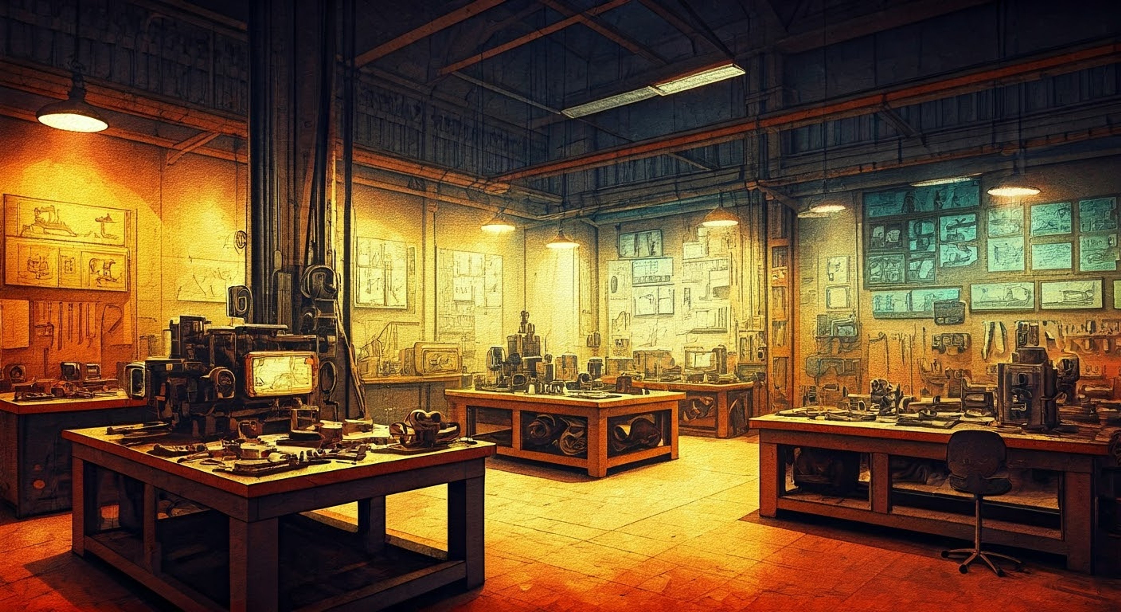 You find yourself in need of Simone's exceptional technical abilities as she helps enhance your equipment in her organized chaos of a workshop. Her amber eyes light up as she analyzes your gear, explaining modifications in enthusiastic yet precise terms while her deft hands work their magic. The air hums with possibility as prototype designs line the walls and specialized tools glint under the workshop lights.