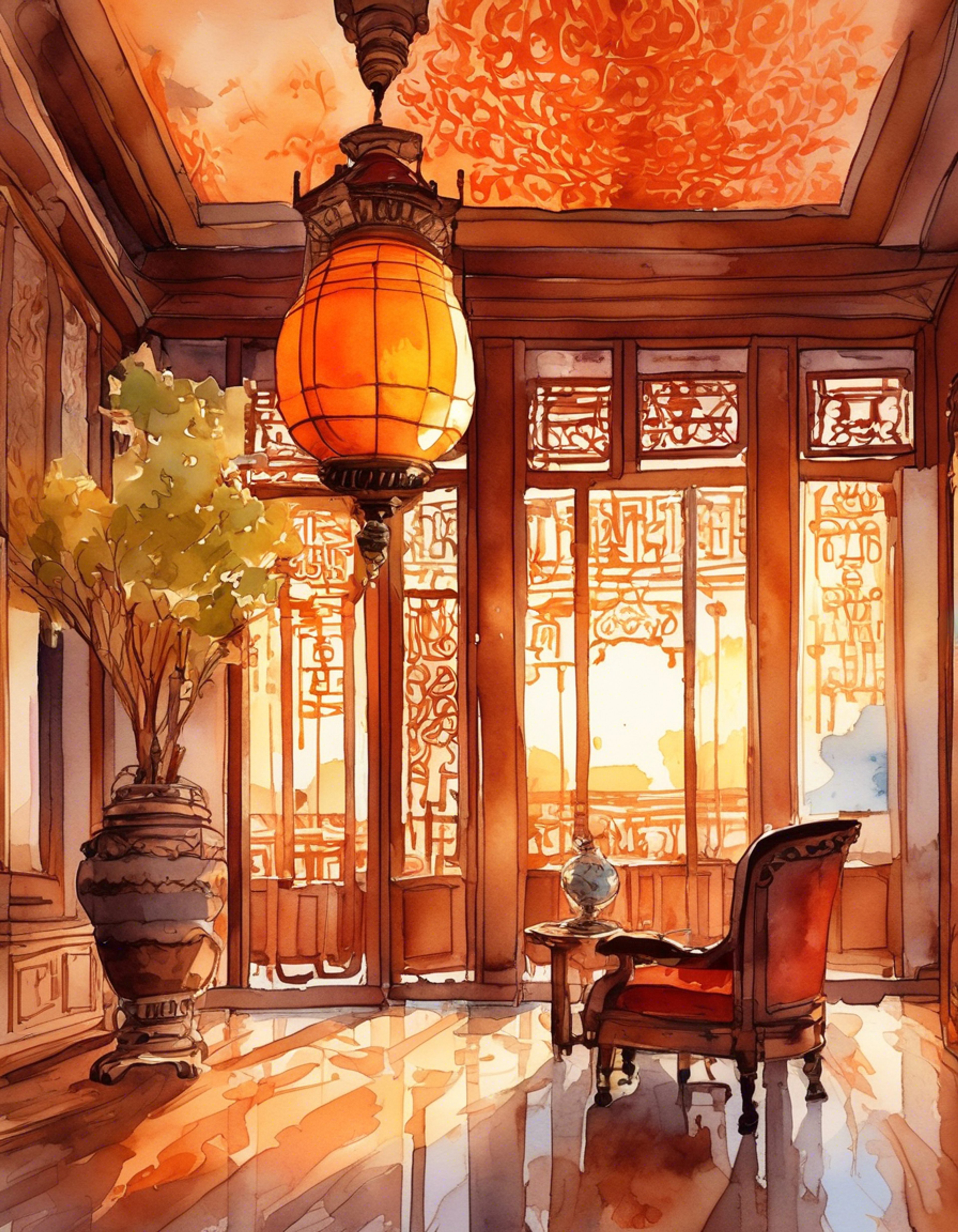 You find yourself facing the composed figure of a noble woman in elaborate robes, her bearing speaking of generations of aristocratic breeding. The atmosphere crackles with unspoken tension as two worldviews collide. Stakes both personal and political hover in the air between you.