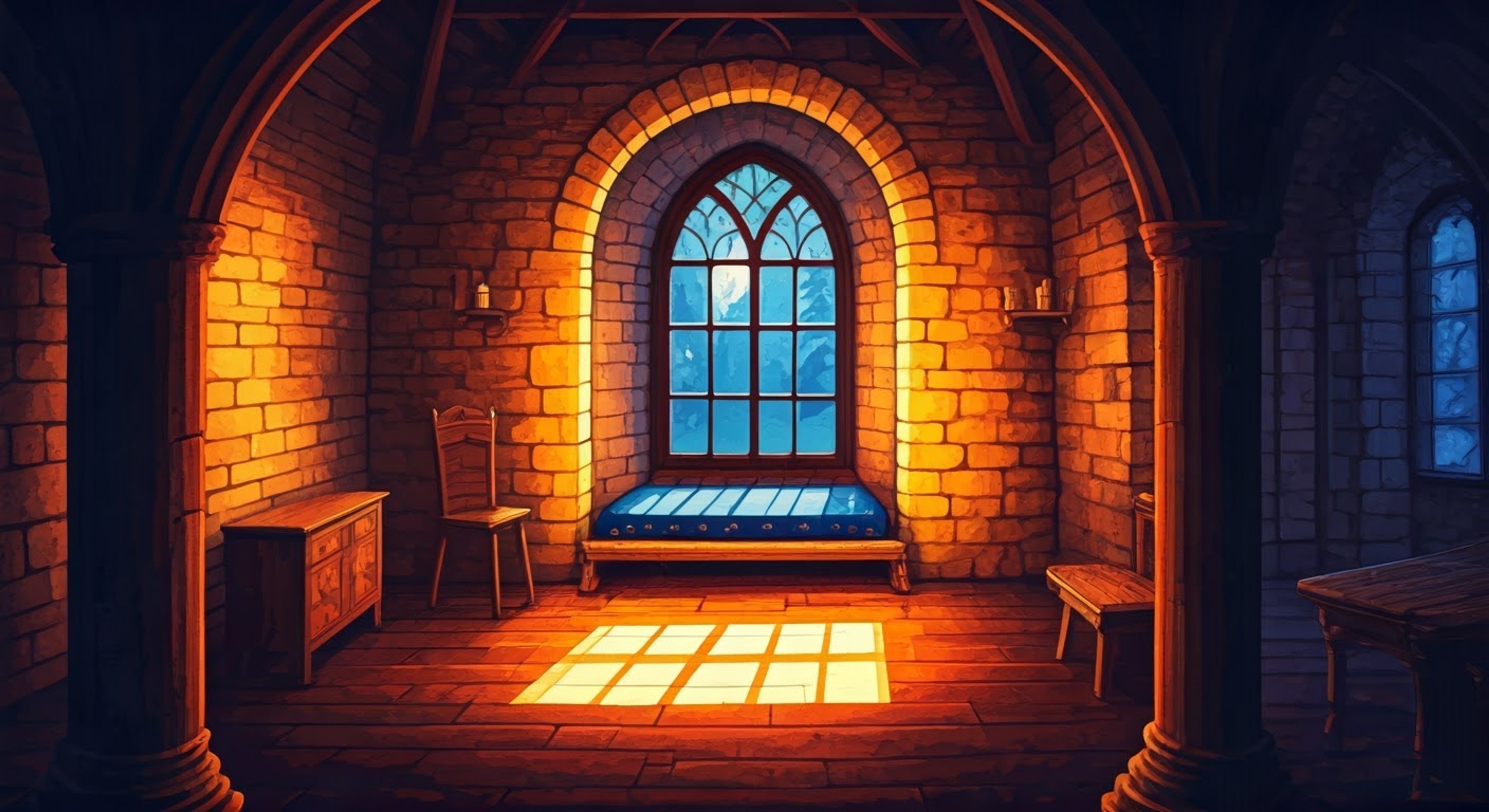 After being captured and locked away in a mysterious tower deep in the forest, your only hope lies in the young princess with the magical glowing hair who heard your cries for help. As she climbs the tower walls using her incredible 70-foot golden locks, you feel a mix of anticipation and uncertainty about what awaits.