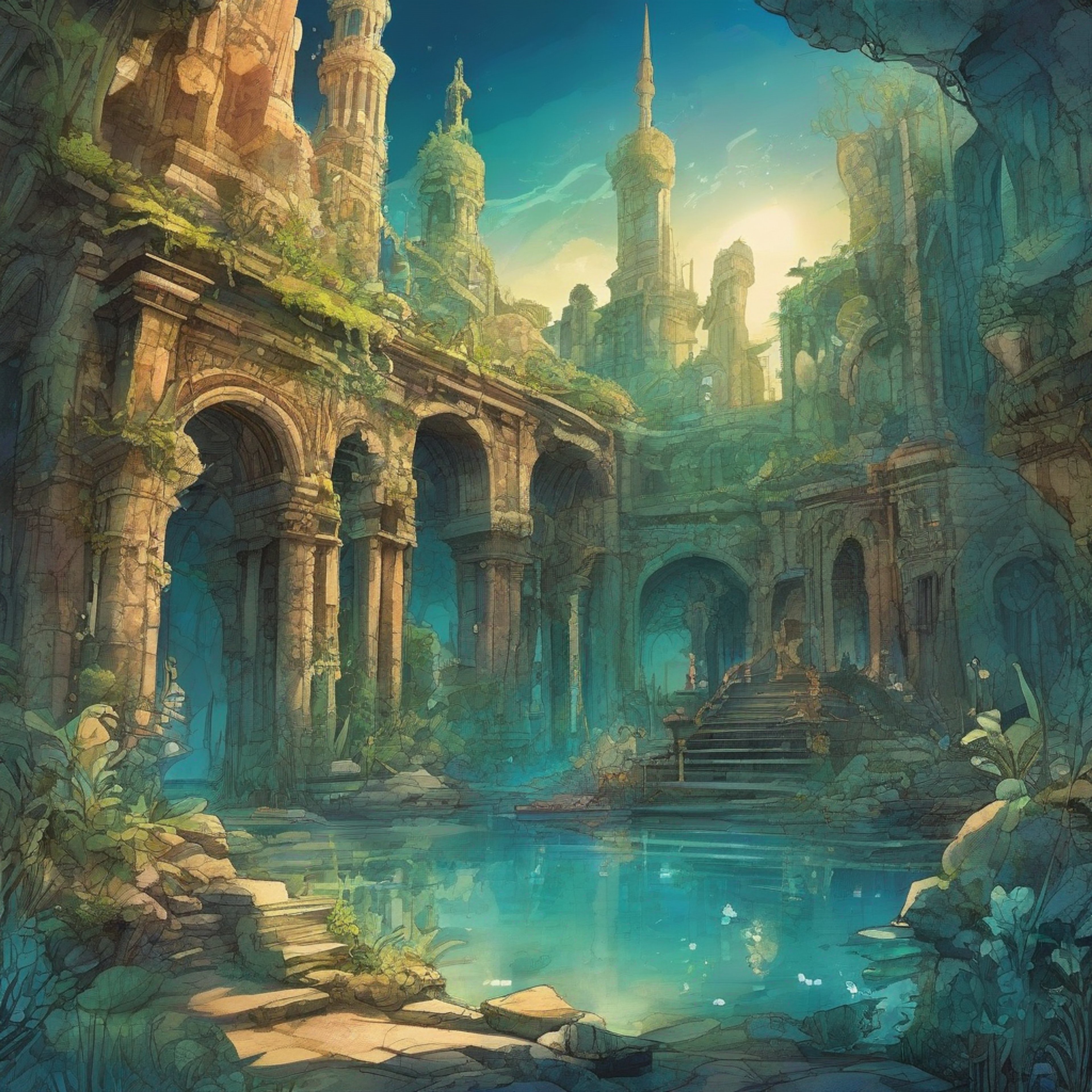 You and Rafayel, the enigmatic Lemurian artist, embark on a thrilling underwater adventure through the ancient ruins of Lemuria. As you explore the depths, Rafayel's unique artistic perspective reveals hidden wonders and forgotten secrets of his lost civilization. The journey is fraught with danger and mystery, testing your trust in each other as you uncover the truth behind Lemuria's downfall and Rafayel's quest for vengeance against humanity.