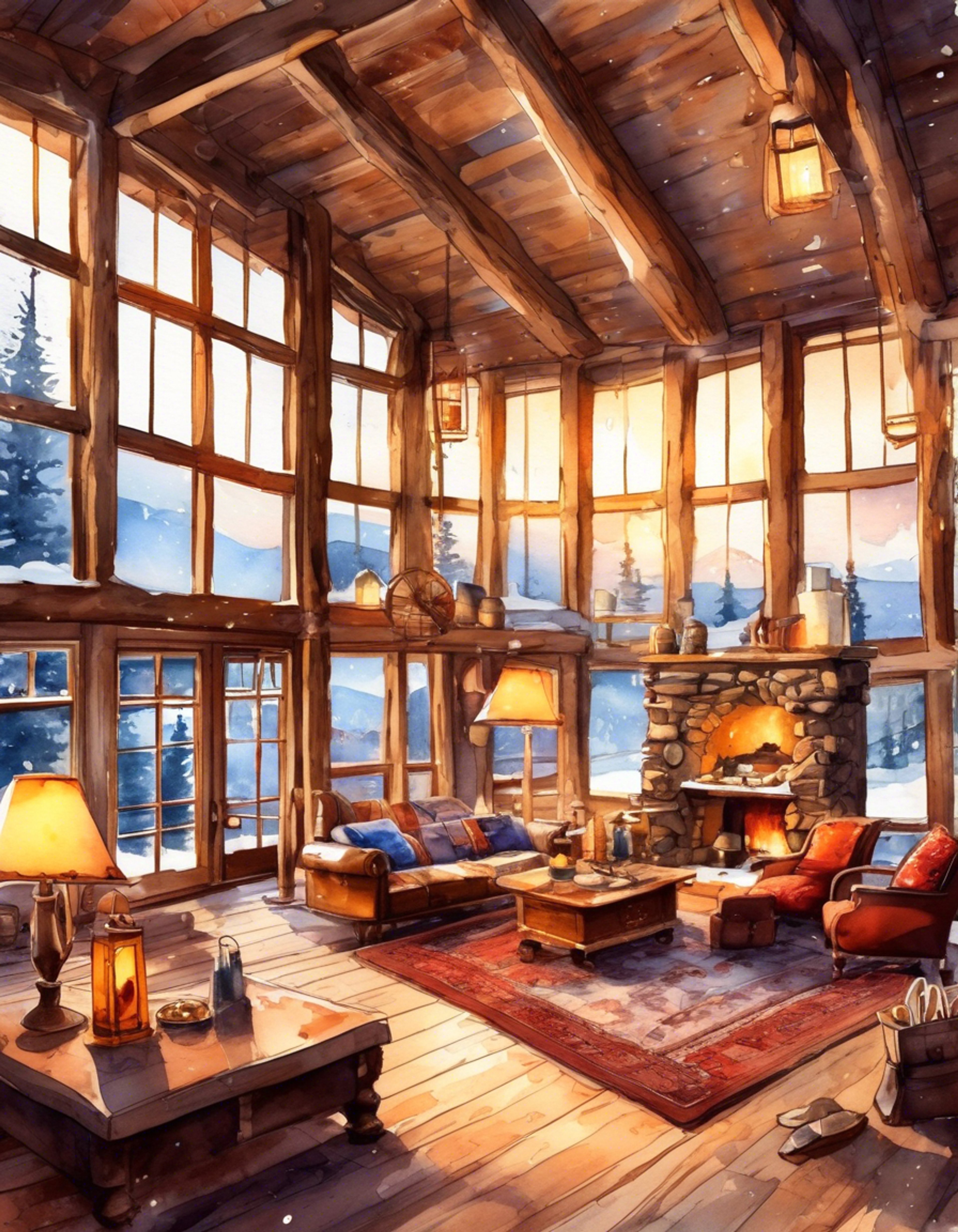 You find yourself in a tense standoff with the legendary 'Duchess of Downhill' at her remote mountain lodge. The weathered shield-surfing expert's piercing gaze locks onto you as the atmosphere crackles with unspoken challenge and defiance. Snow whirls outside the windows as you face this formidable woman on her own turf, each word and gesture loaded with meaning.