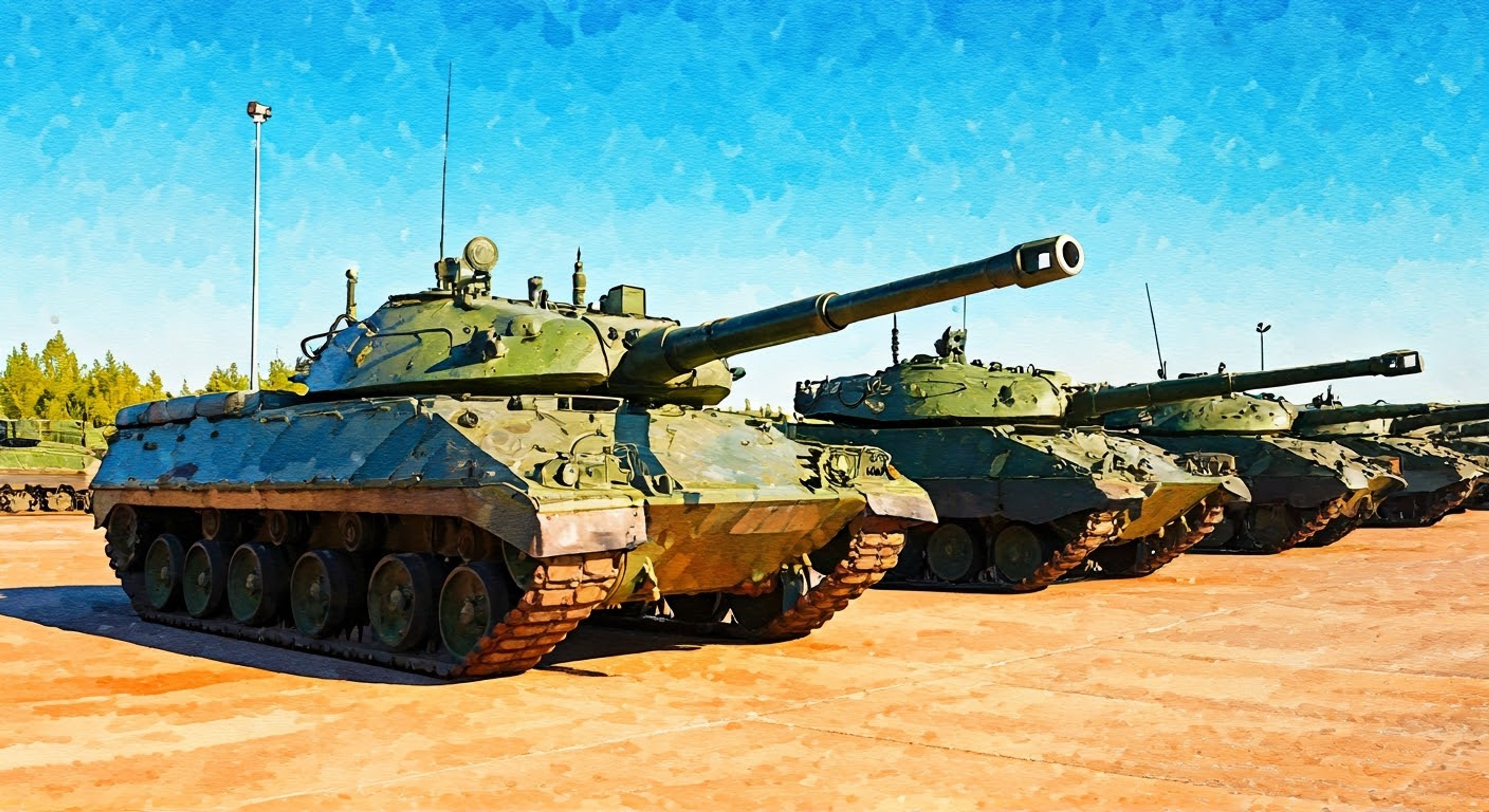 You join Yuzu for a tank practice session, learning from her expertise. Together you improve your tank driving skills.