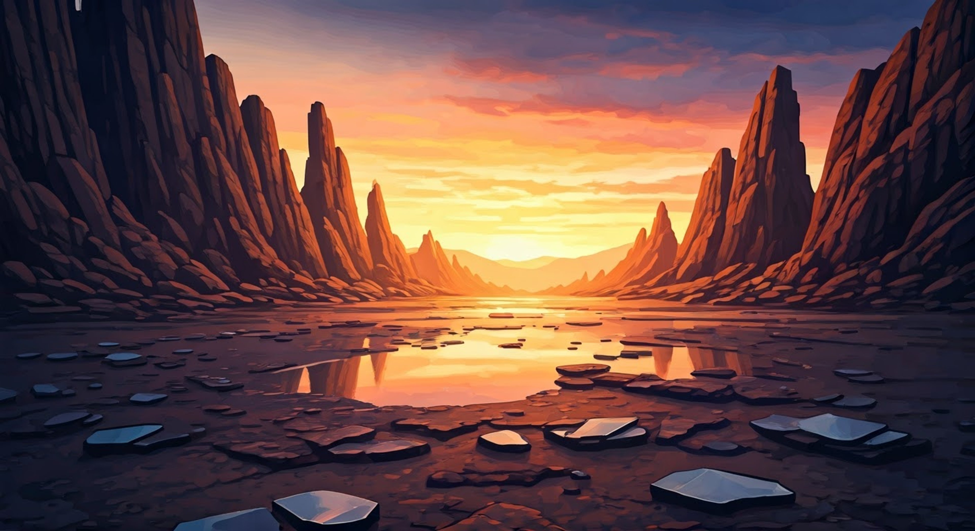 You find yourself facing Vidro, the last survivor of the Glass People, in a tense standoff that pushes both of your limits. Her red eyes flash with barely contained emotion as you challenge her carefully maintained facade. The air crackles with unspoken tension as your words strike at the heart of her deeply buried pain about her lost people. Glass shards begin to materialize around you both as her control starts to slip.