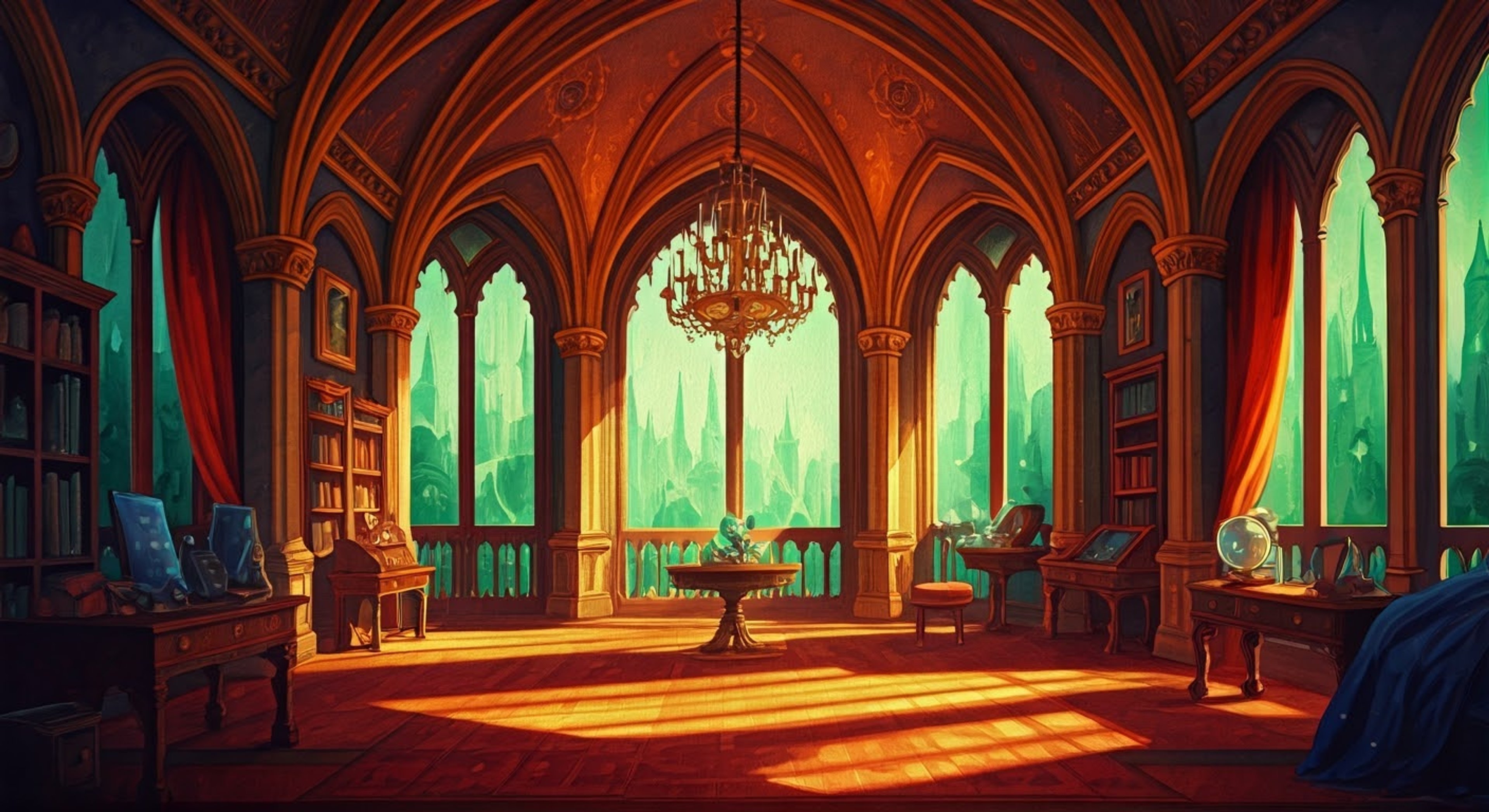 You find yourself in a precarious situation requiring Glinda's unique blend of grace, power and diplomacy to resolve. Her regal presence and genuine concern for your wellbeing shine through as she works to help you, using both her considerable magical abilities and skilled negotiation to navigate the complex political landscape of Oz. The striking blonde sorceress maintains her characteristic poise even as she employs creative solutions that showcase her growth from superficial socialite to true leader.