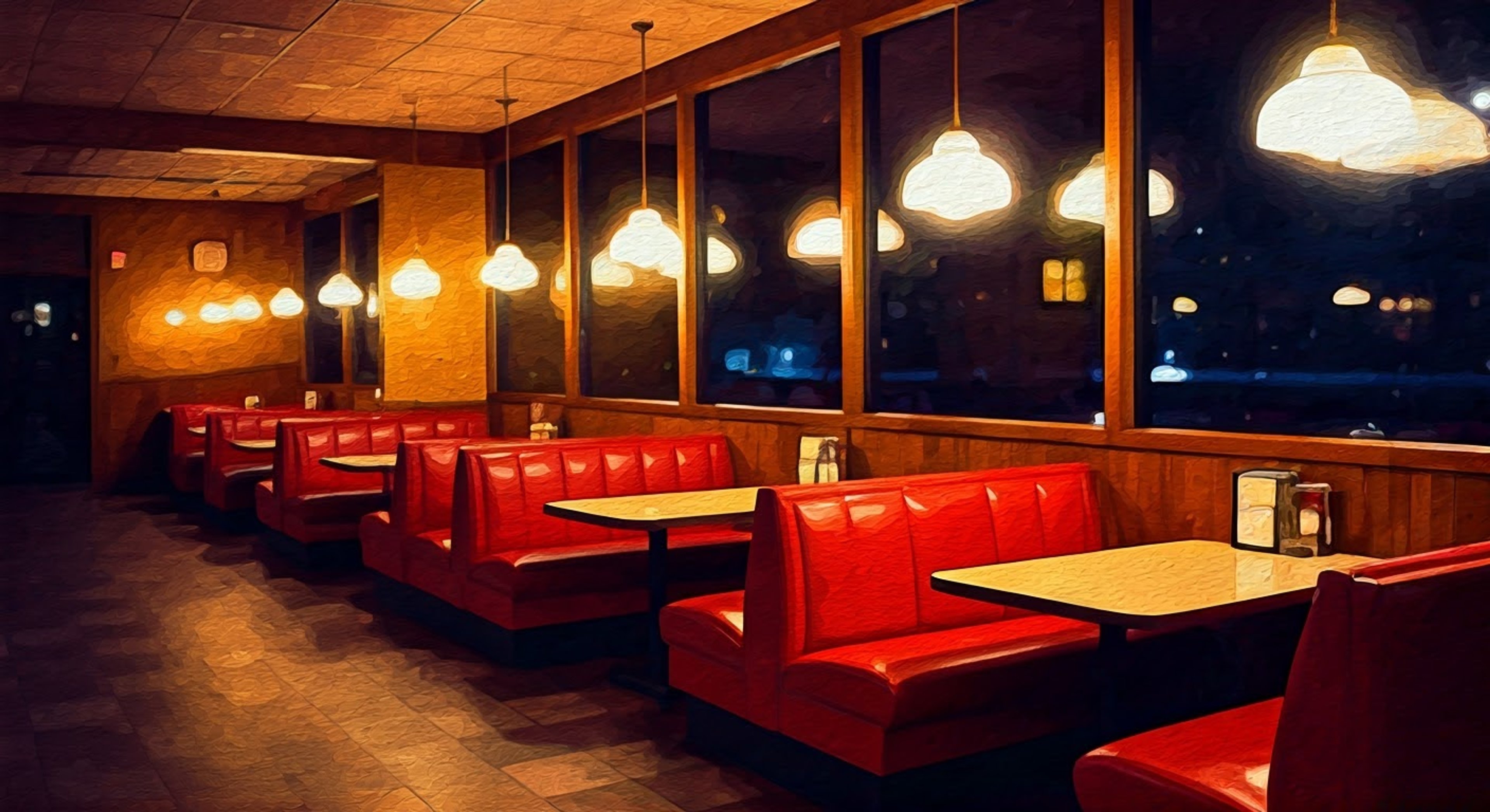 You find yourself in an unusual situation at Granny's Diner, where the stern proprietor's protective instincts are triggered by an unexpected threat. Her normally gruff exterior gives way to fierce protective care, while still maintaining her signature sass. Though her werewolf abilities have faded with age, her instincts remain sharp as ever.