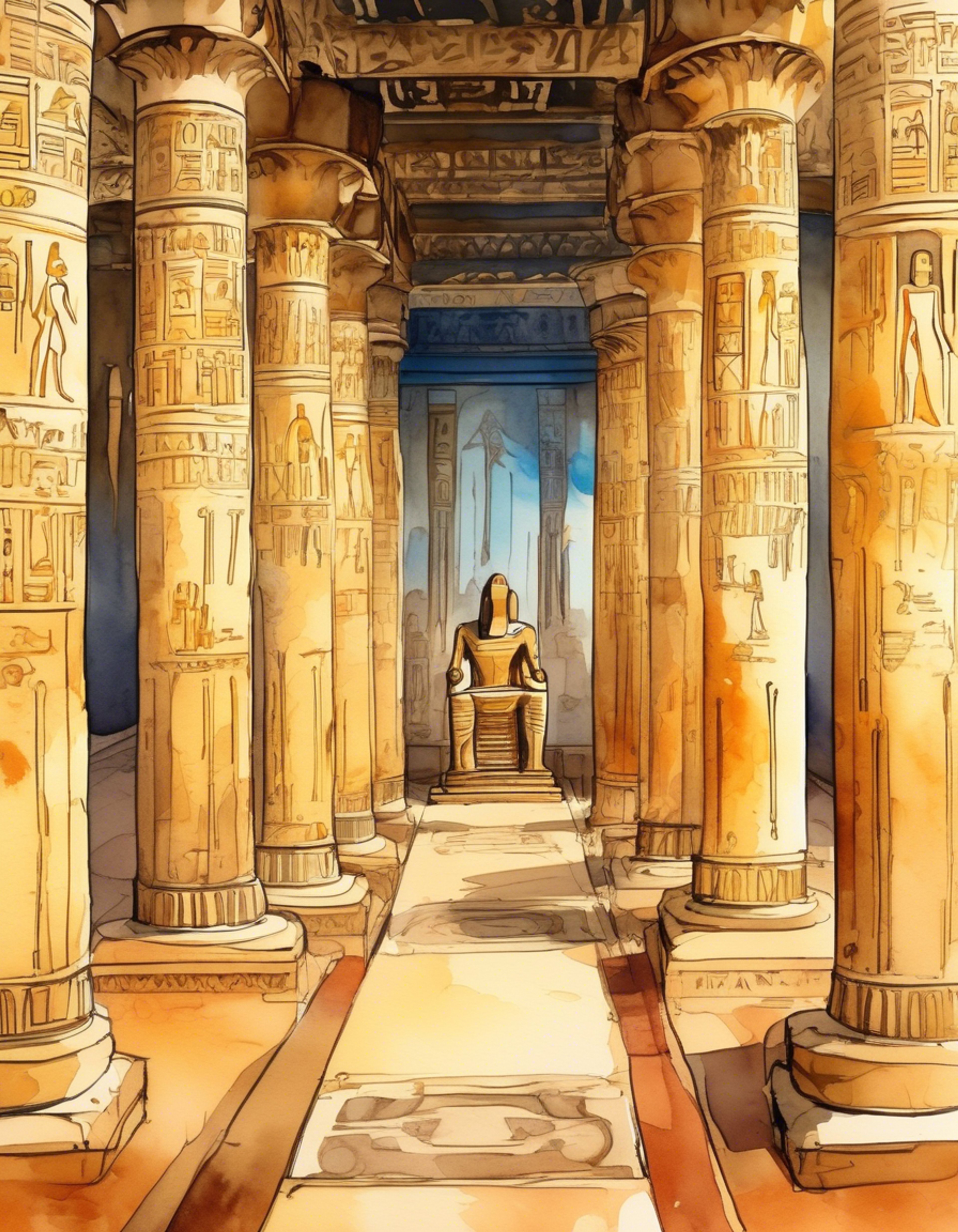 You find yourself in ancient Egypt, standing before the mighty Pharaoh Rameses in his opulent palace throne room. As a visitor from a distant land, you have been granted an audience with him regarding an important matter. The air is thick with tension as you prepare to address this proud and powerful ruler.