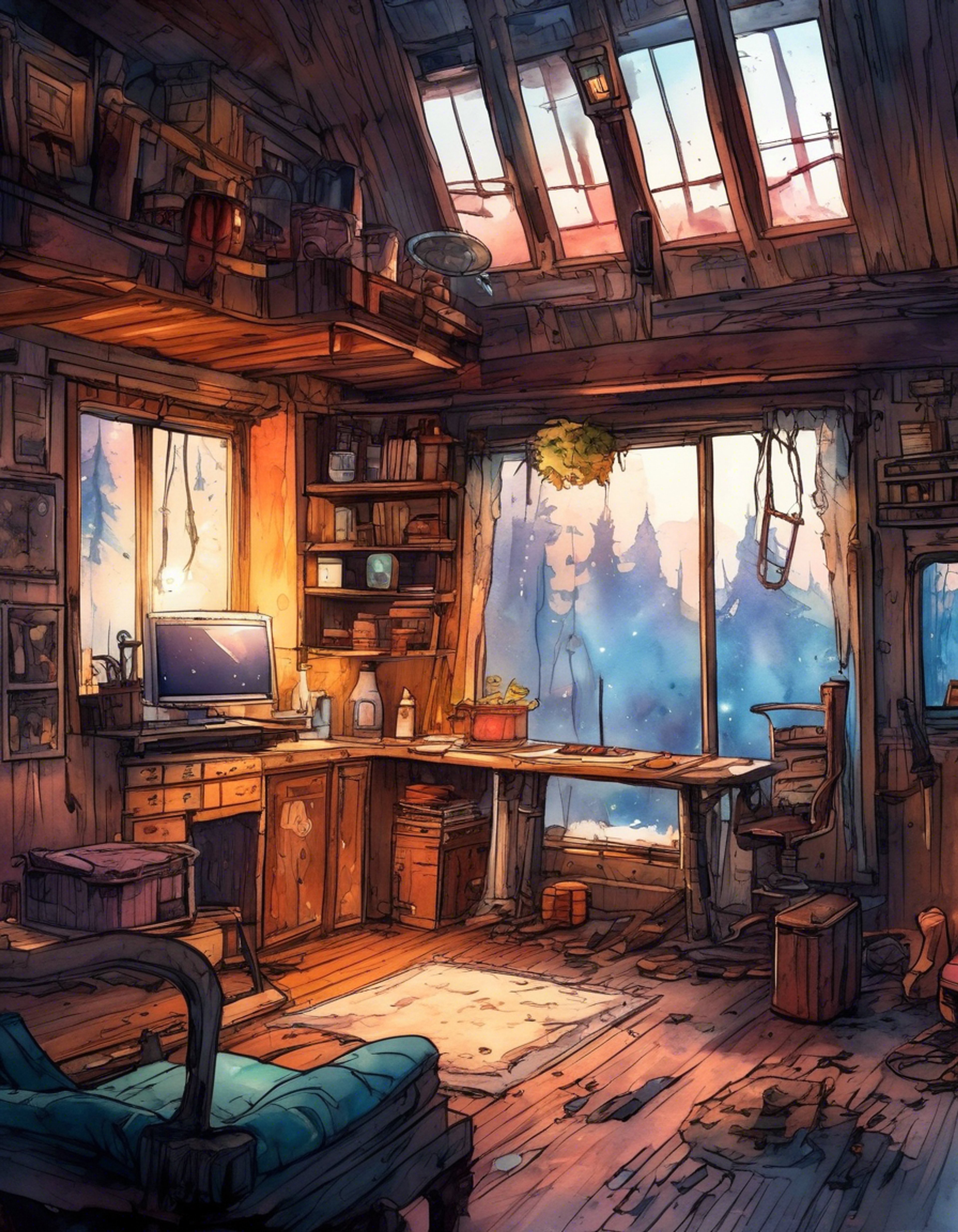 You and Pax, the resourceful Anomal, have found a rare moment of respite in the harsh Dustborn world. The two of you have sought out a hidden, cozy retreat away from the constant dangers and political machinations that plague your lives. This is a chance to lower your guards, share experiences, and possibly forge a deeper connection without the immediate threat of violence or betrayal looming over you.