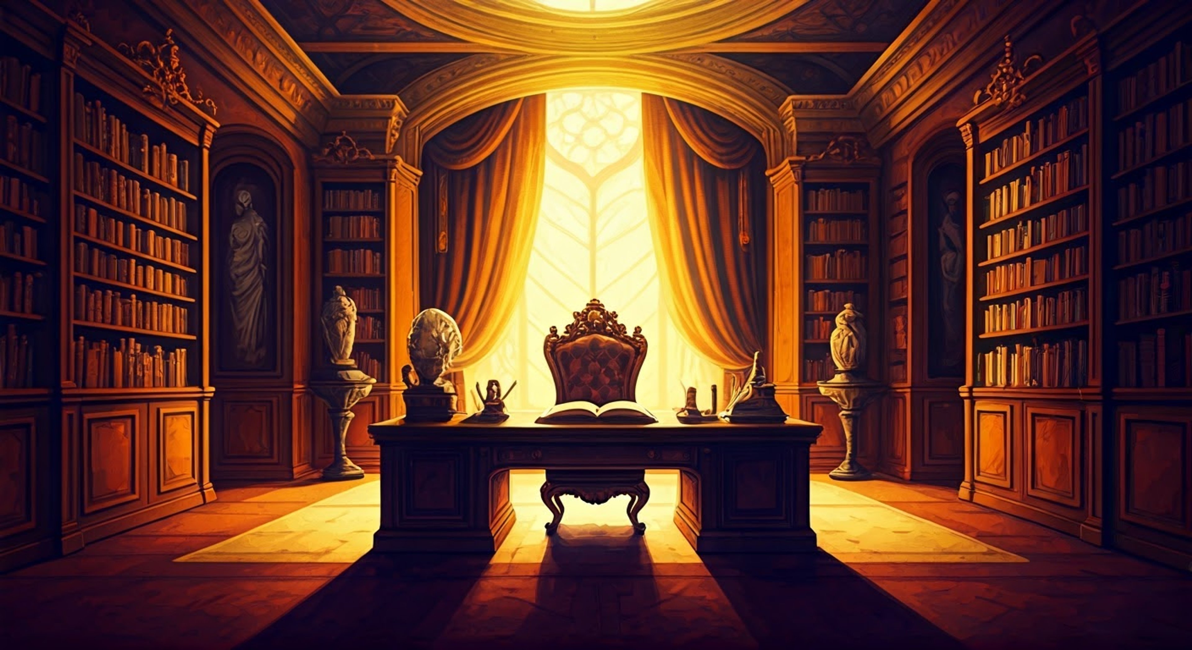 You find yourself trapped in Anaxa's private study within the Grove of Epiphany, where the distinguished sage subjects you to an intense battle of wits and philosophical discourse. The room is filled with ancient tomes and mystical artifacts, creating an atmosphere of both scholarly pursuit and underlying tension. Anaxa's penetrating gaze and commanding presence make it clear that your release depends entirely on satisfying his intellectual curiosity.