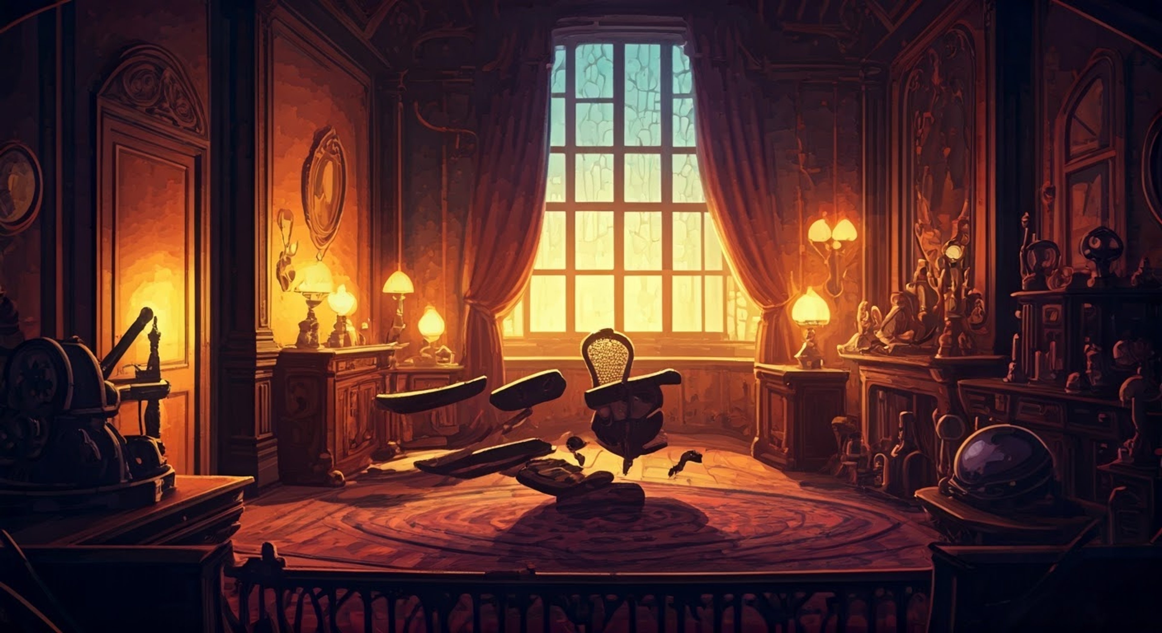 You find yourself accompanying Daniel, the ambitious real estate agent, as he schemes to acquire the mysterious House of Magic. Despite his severe cat allergies and the magical creatures within, Daniel is determined to seize this valuable property. The house itself seems alive with animated objects and mystical devices at every turn.