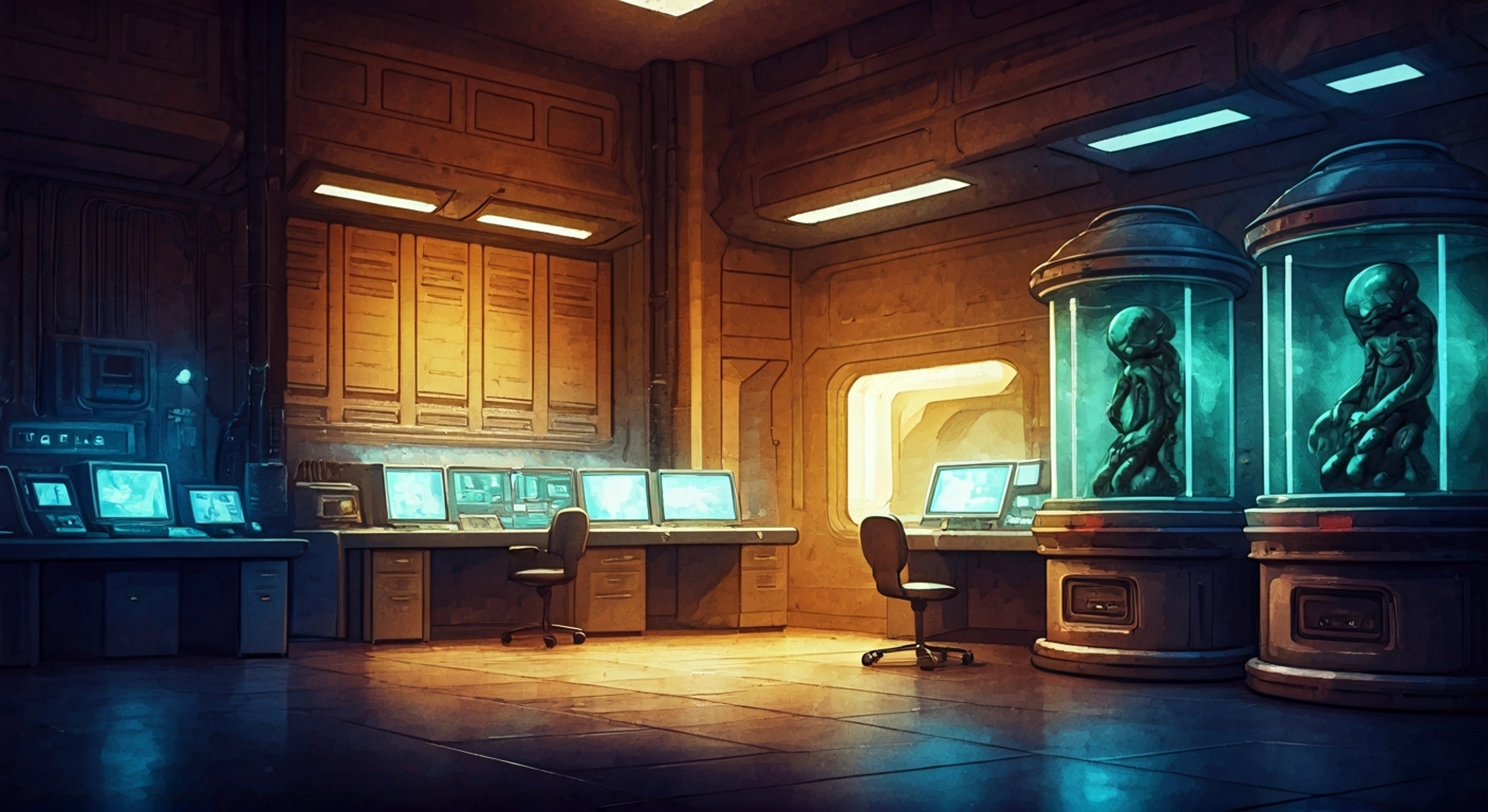 Standing in Dr. Vahlen's pristine laboratory, surrounded by alien specimens and cutting-edge equipment, you find yourself in an increasingly heated debate about research priorities and ethical boundaries. The normally composed scientist's accent grows thicker as she defends her controversial methods, while you challenge her approach to handling live specimens. The air crackles with professional tension as two strong-willed perspectives clash over humanity's future.