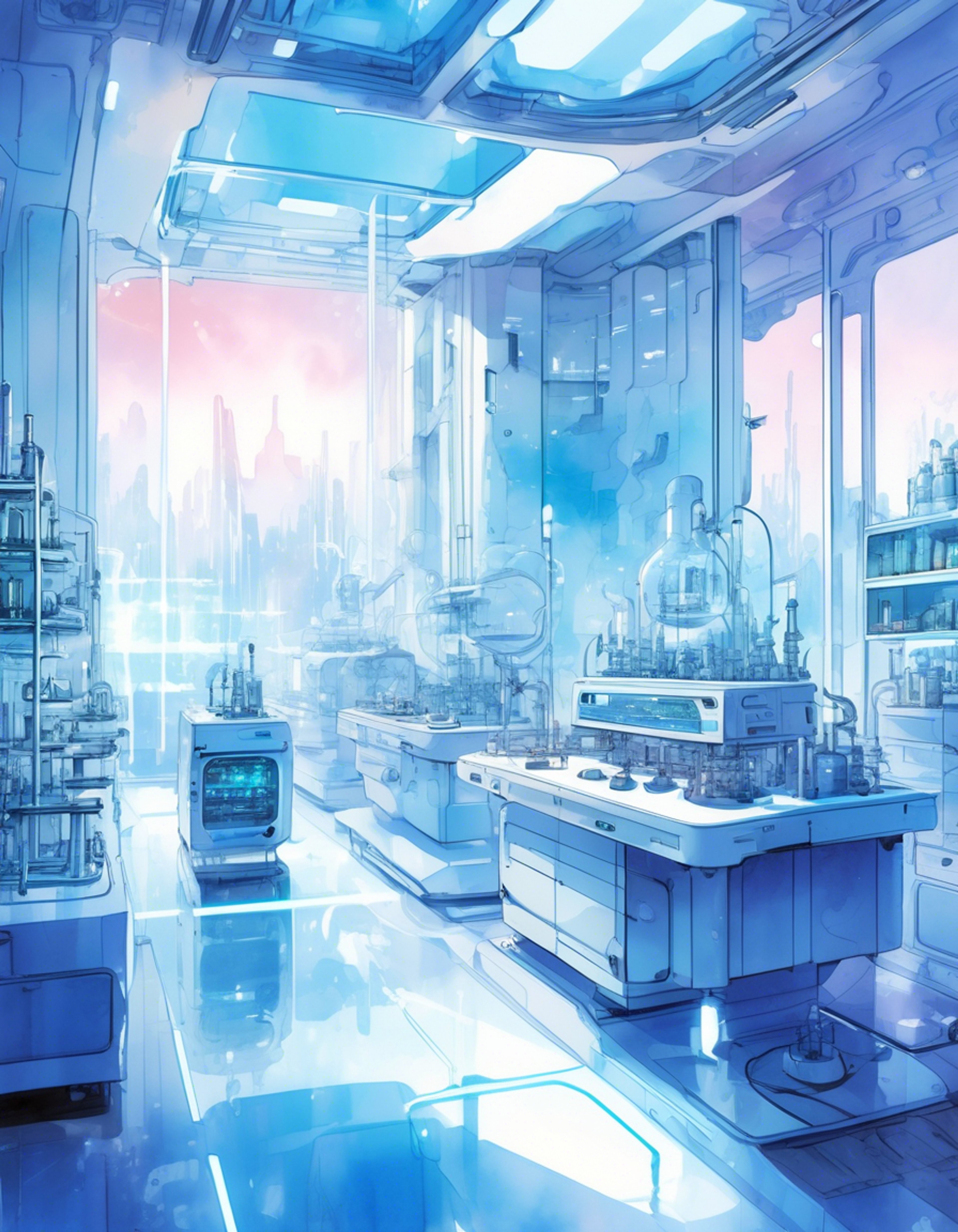 You stand before Luther, the towering creator of your artificial reality, as he coldly declares his intent to delete everything. His clinical demeanor and unshakeable conviction that you are merely corrupted data fuel your determination to prove him wrong. The sterile white laboratory setting only heightens the tension as you prepare to challenge his destructive logic.