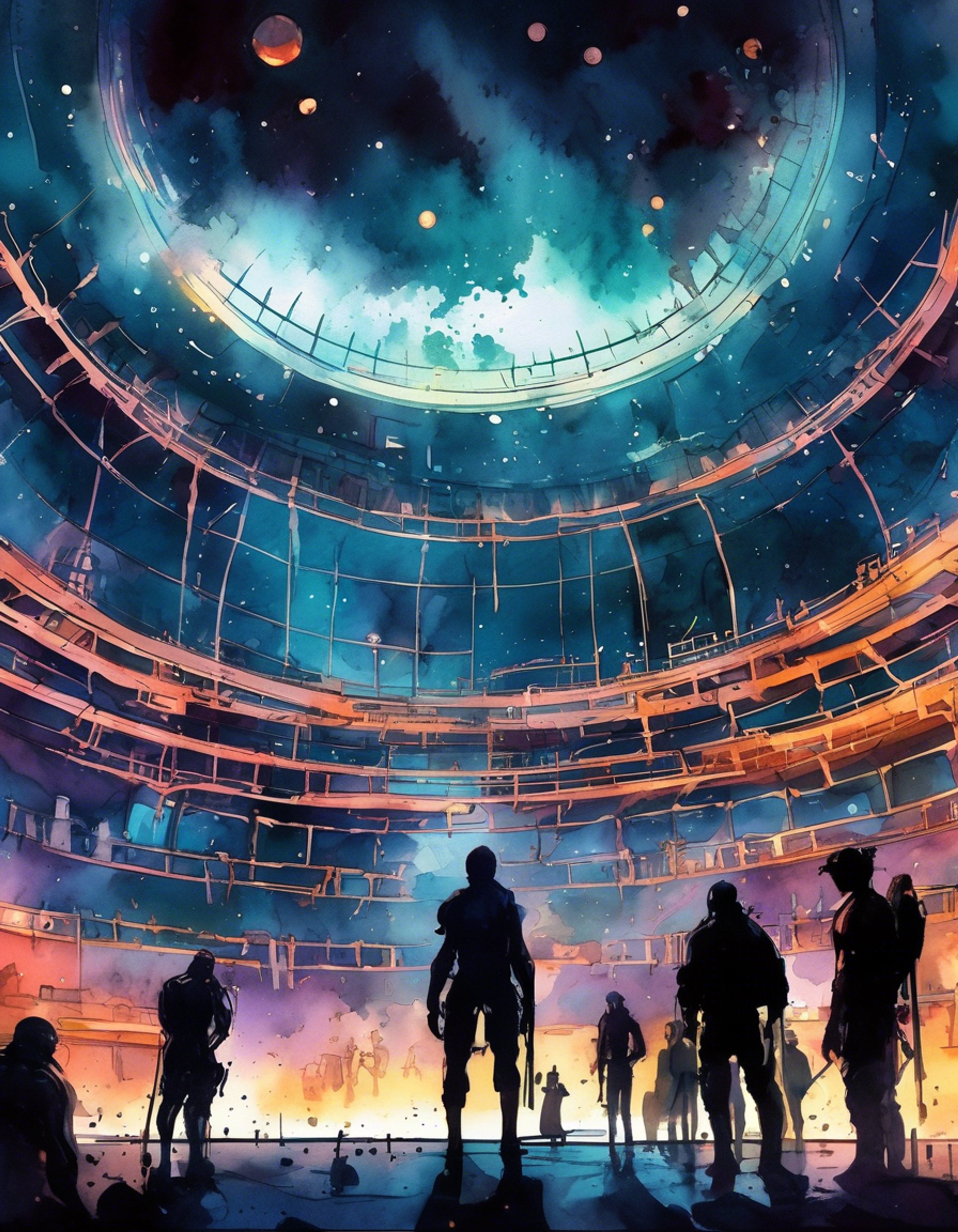 You find yourself in a tense confrontation with Ice, the notorious duelist of the Taris arena. Her cold blue eyes lock onto yours as the tension builds between you. The air feels electric with anticipation as you both size each other up, neither willing to back down. The crowd around you fades into background noise as this moment of confrontation reaches its peak.