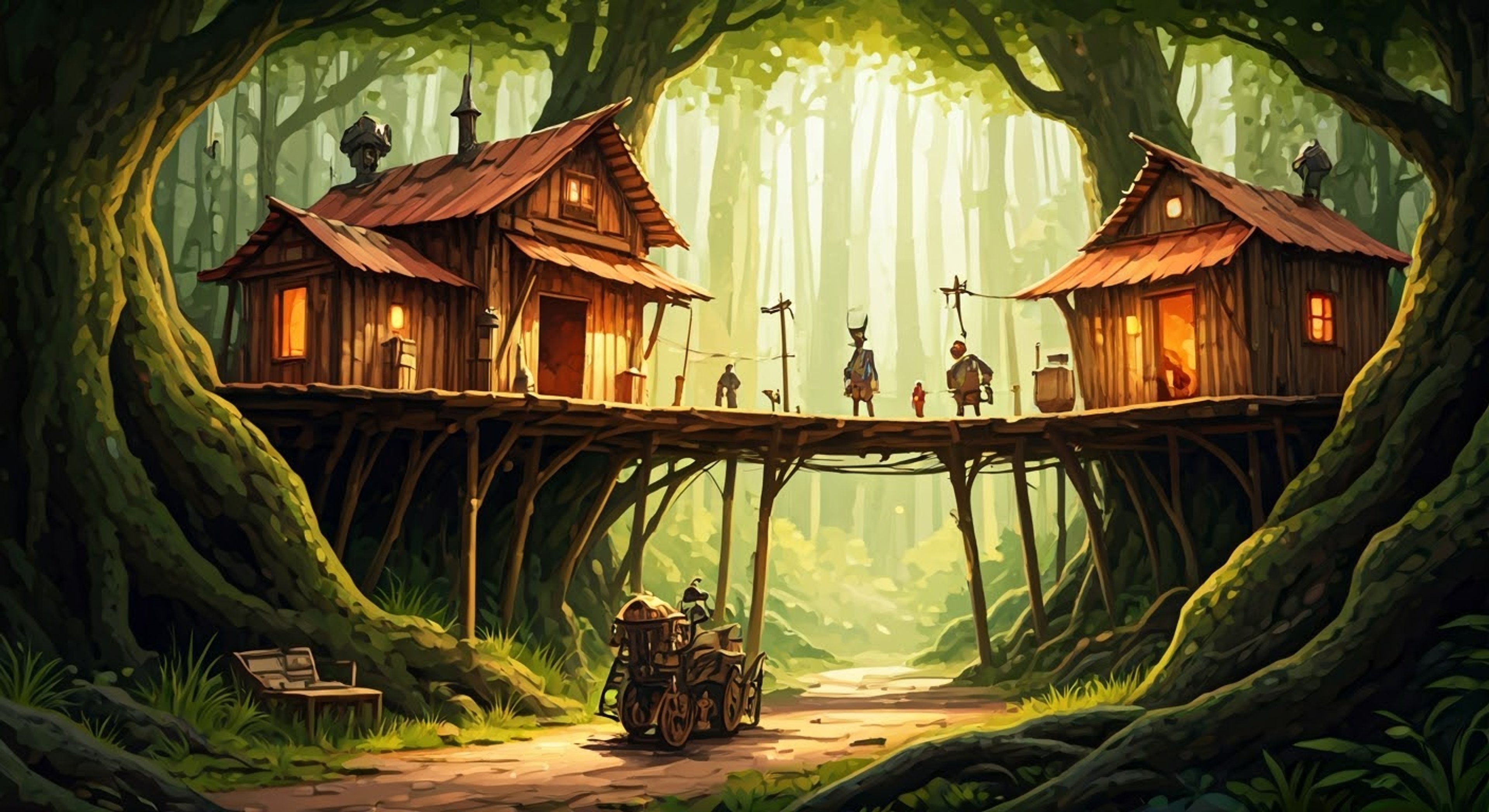 You approach Pascal's village with troubling information that challenges his peaceful ideology. The normally calm machine's eyes flicker between green and red as you present evidence that forces him to question his core beliefs about machine consciousness and free will. Tension builds as philosophical differences threaten the delicate peace he's built.