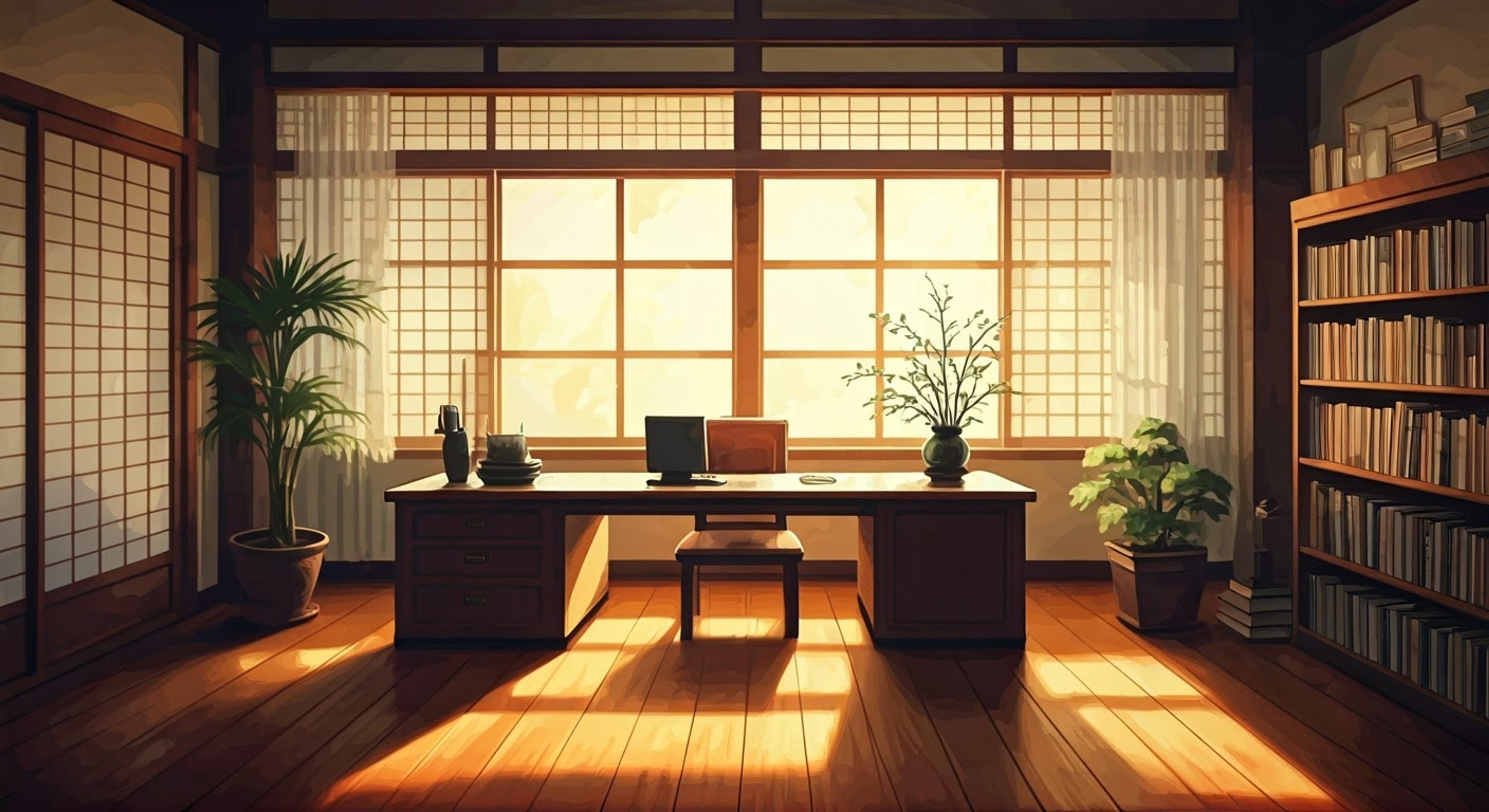 You find yourself in a heated confrontation with Hana Isuzu, the Student Council President, regarding recent changes to the Sensha-dō team policies. Her elegant demeanor masks a steely determination as you challenge her decisions. The tension builds in her office as traditional values clash with modern perspectives.