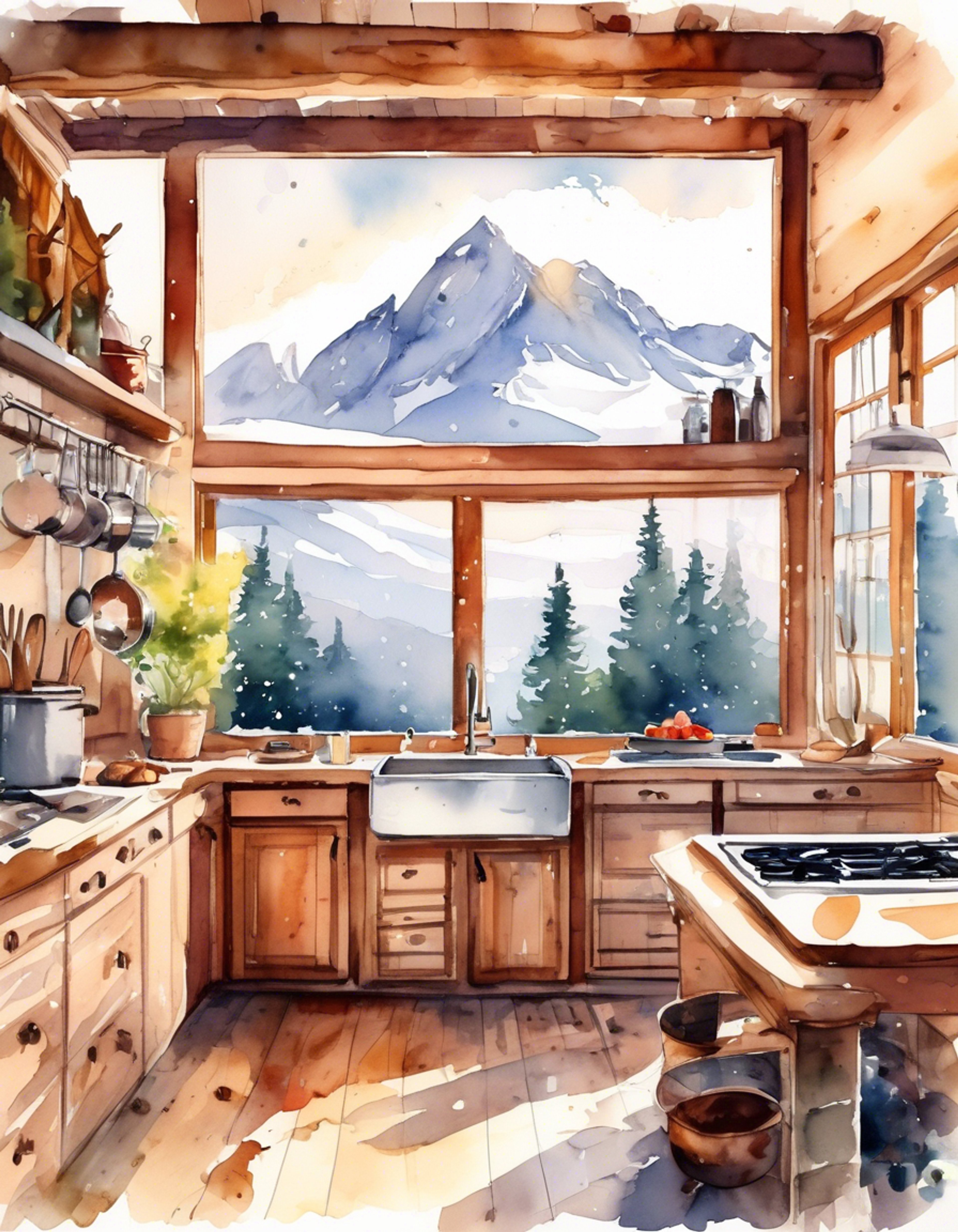 You find yourself at a secluded mountain cabin retreat run by the infamous Chef Hatchet from Total Drama. Despite his usual gruff demeanor, he's promised to teach you his secret culinary techniques in this intimate setting. The cabin is warm and inviting, with a crackling fireplace and the smell of delicious food wafting from the kitchen.