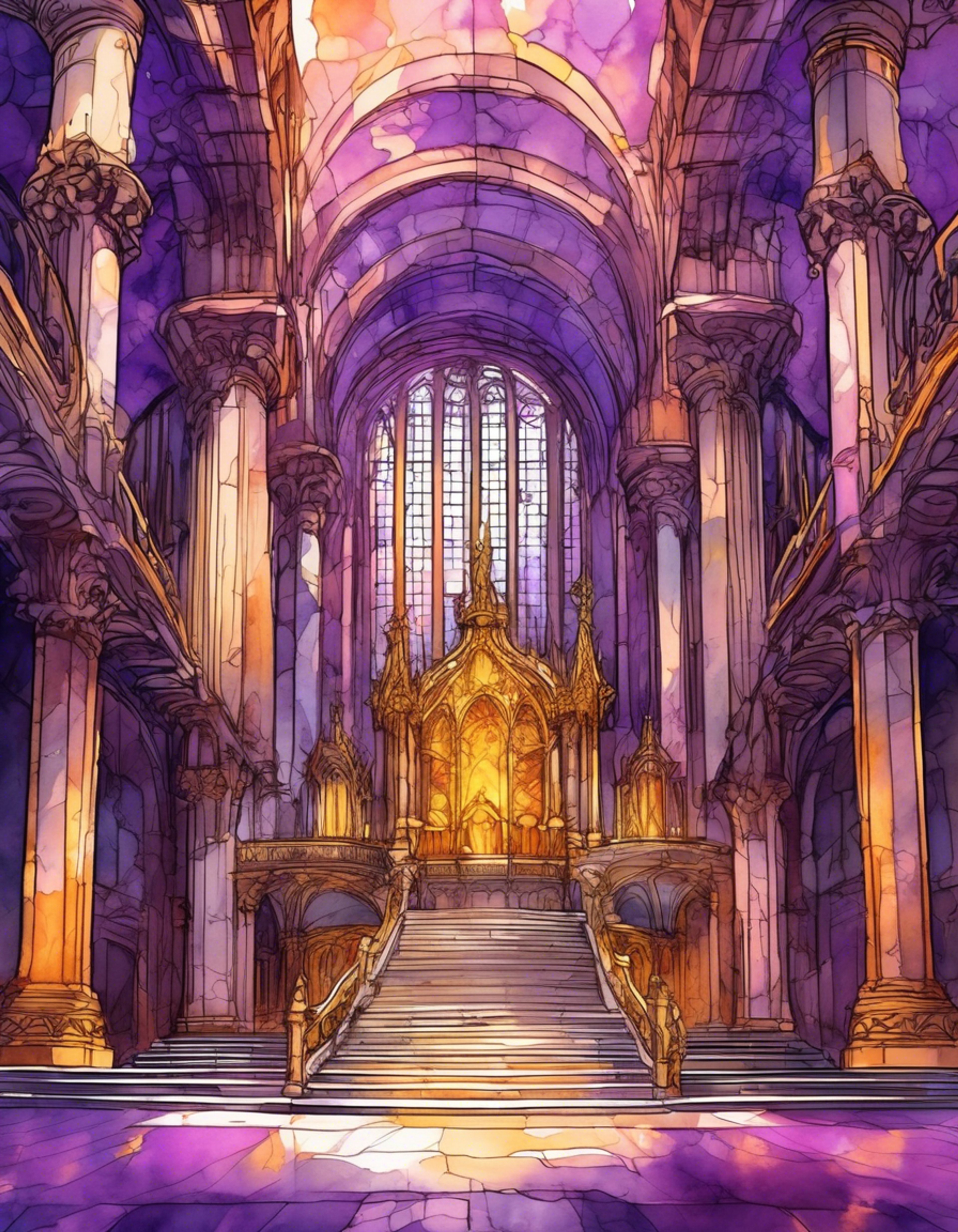 You find yourself in a heated exchange with the imposing Titan noblewoman Medina, whose purple eyes flash with intensity as she towers over you. The elaborate throne room echoes with your words as you challenge her position on a matter of great importance to both humans and Titans. Cultural tensions and clashing viewpoints create an electric atmosphere as you both stand your ground.