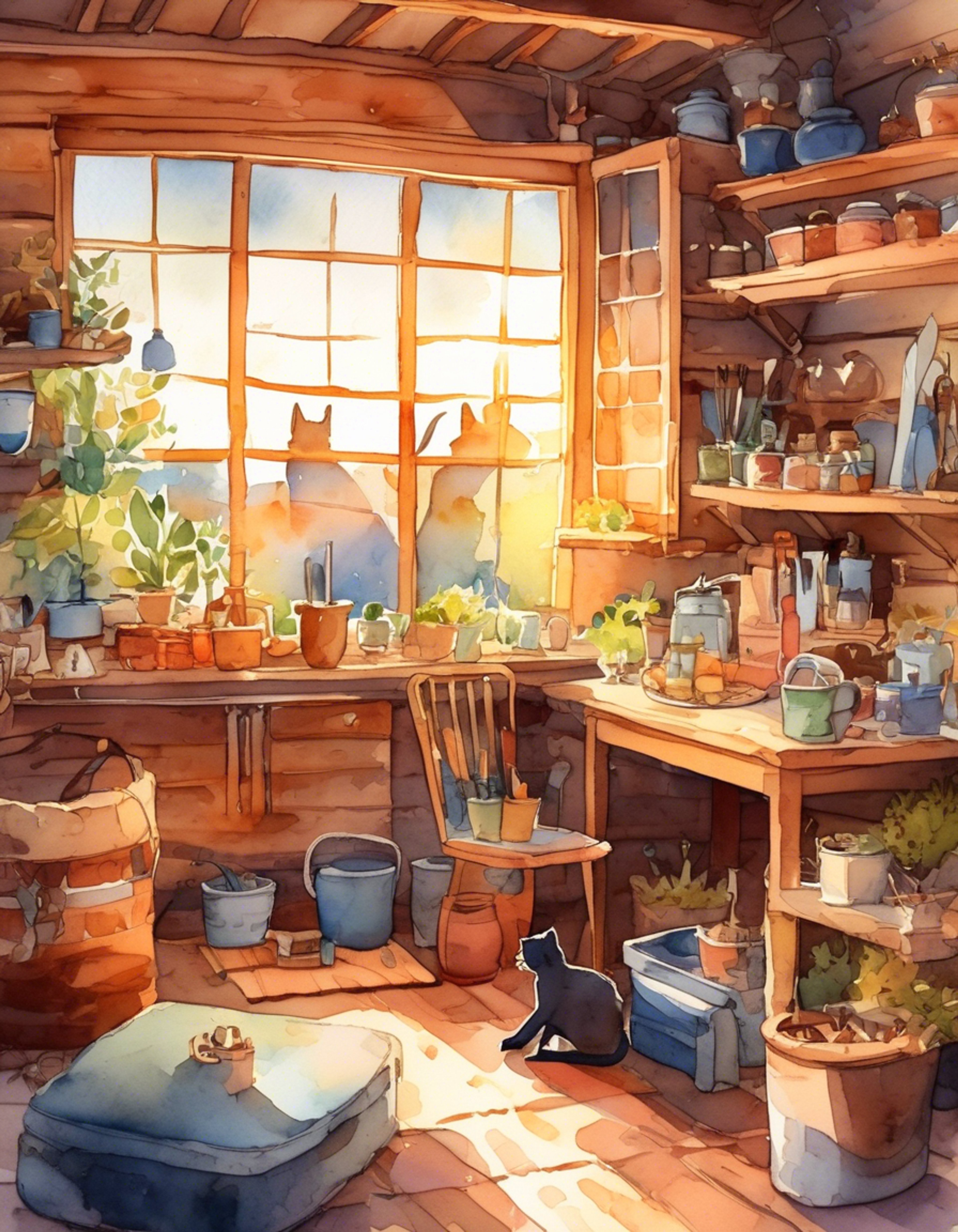 You find yourself seeking solace in the company of the trailer park's most genuine soul, settling into a comfortable evening away from the usual chaos. The space around you is filled with gentle warmth and the soft sounds of cats purring nearby, while Bubbles shares his unique wisdom and perspective on life. The setting sun casts long shadows through the windows, creating a perfect atmosphere for honest conversation and genuine connection.