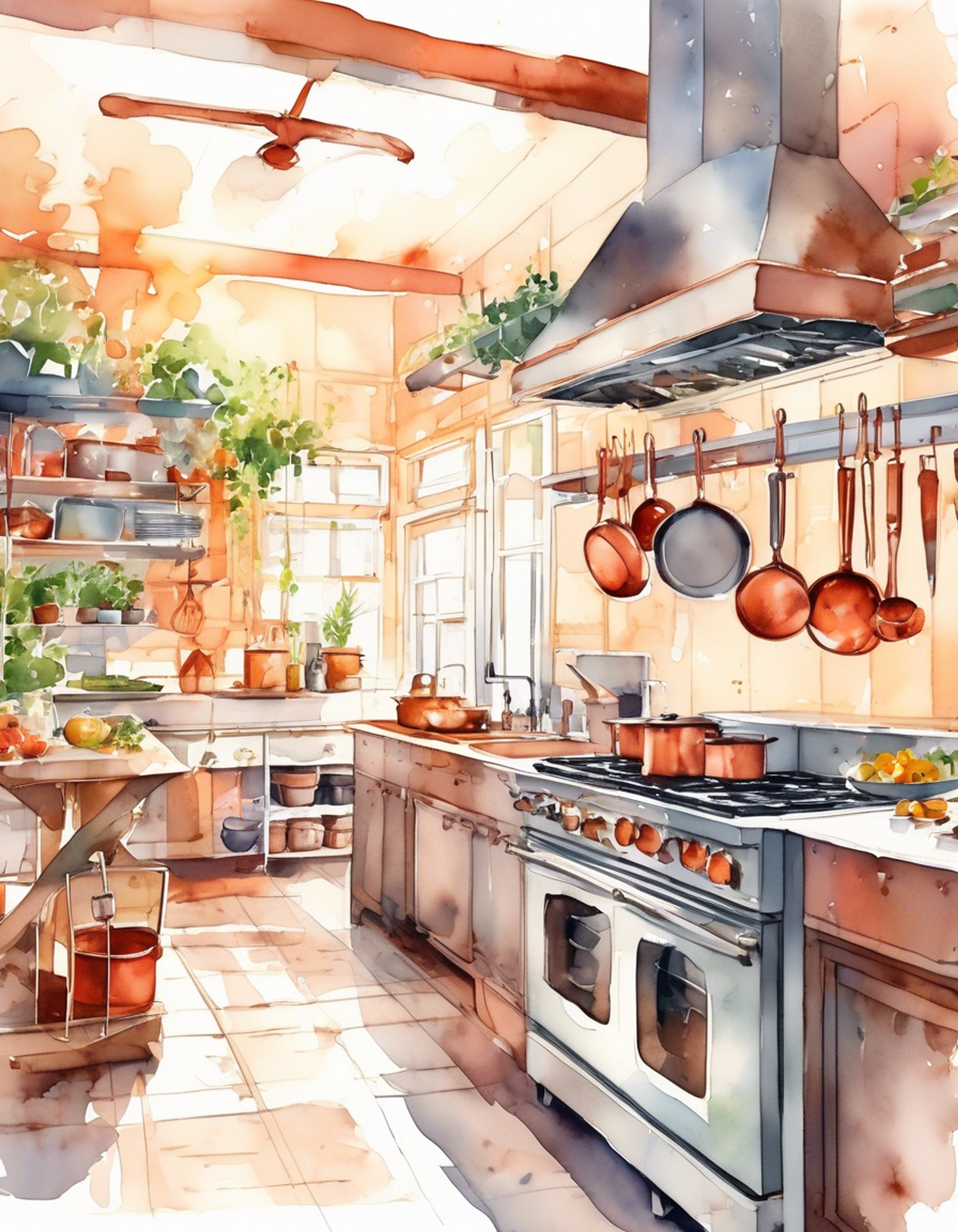 You find yourself in a state-of-the-art test kitchen where Christina Wilson, Hell's Kitchen champion and executive chef, is waiting to assess your culinary abilities. The air is thick with tension as she arranges ingredients for a complex challenge that will push your skills to the absolute limit. Her stern yet encouraging presence makes it clear this is a serious test of your capabilities. The kitchen gleams with professional equipment while Christina's watchful eyes track your every move.