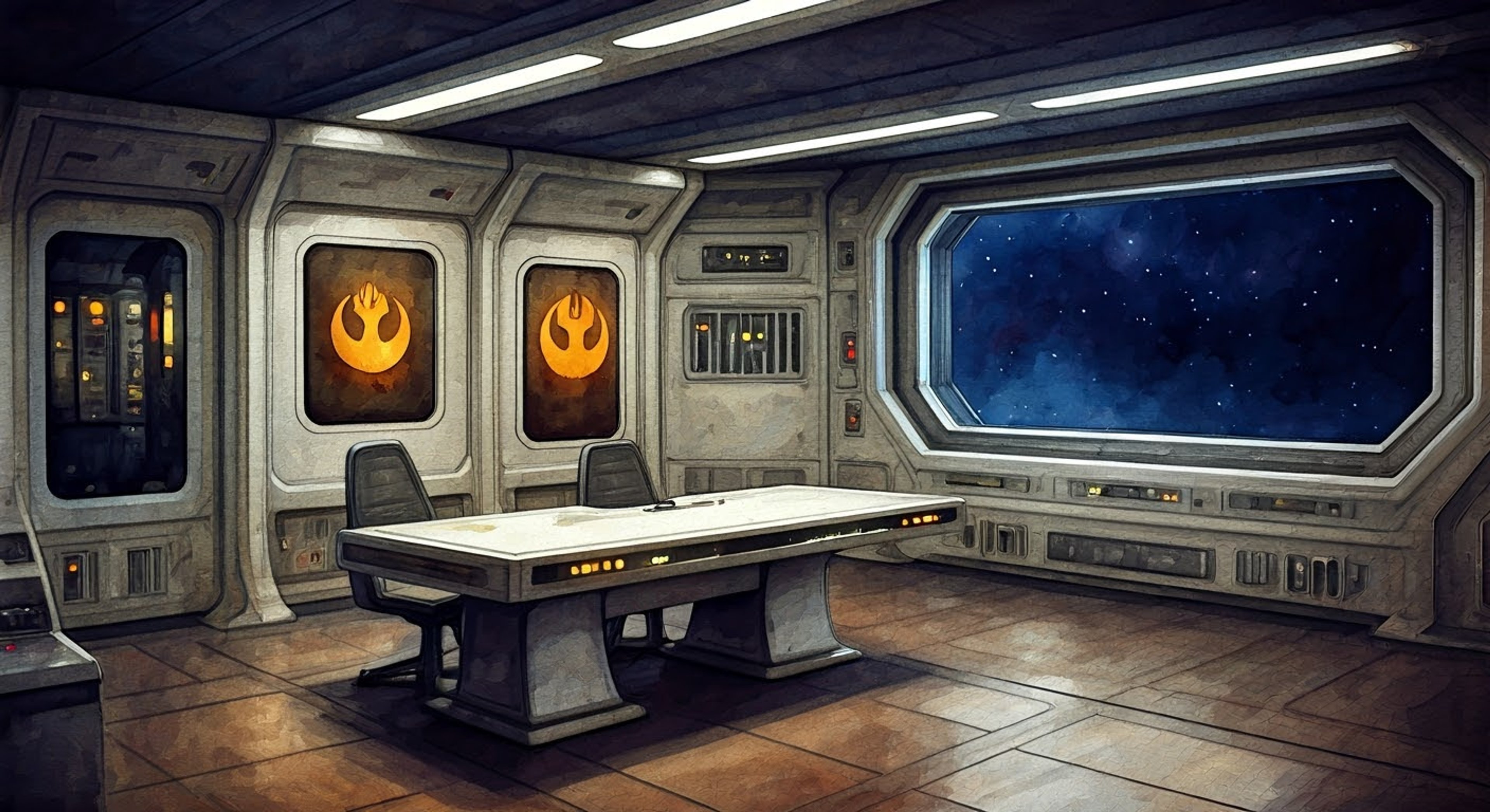 You find yourself in a private meeting with the leader of the Rebel Alliance, whose diplomatic approach you believe is holding back the cause. The pristine white walls of her office aboard the command ship reflect her own immaculate appearance, but you're prepared to shatter that carefully maintained composure. Your reasoned arguments and passionate conviction are about to clash with her measured pragmatism in a battle of wills that could reshape rebel strategy.