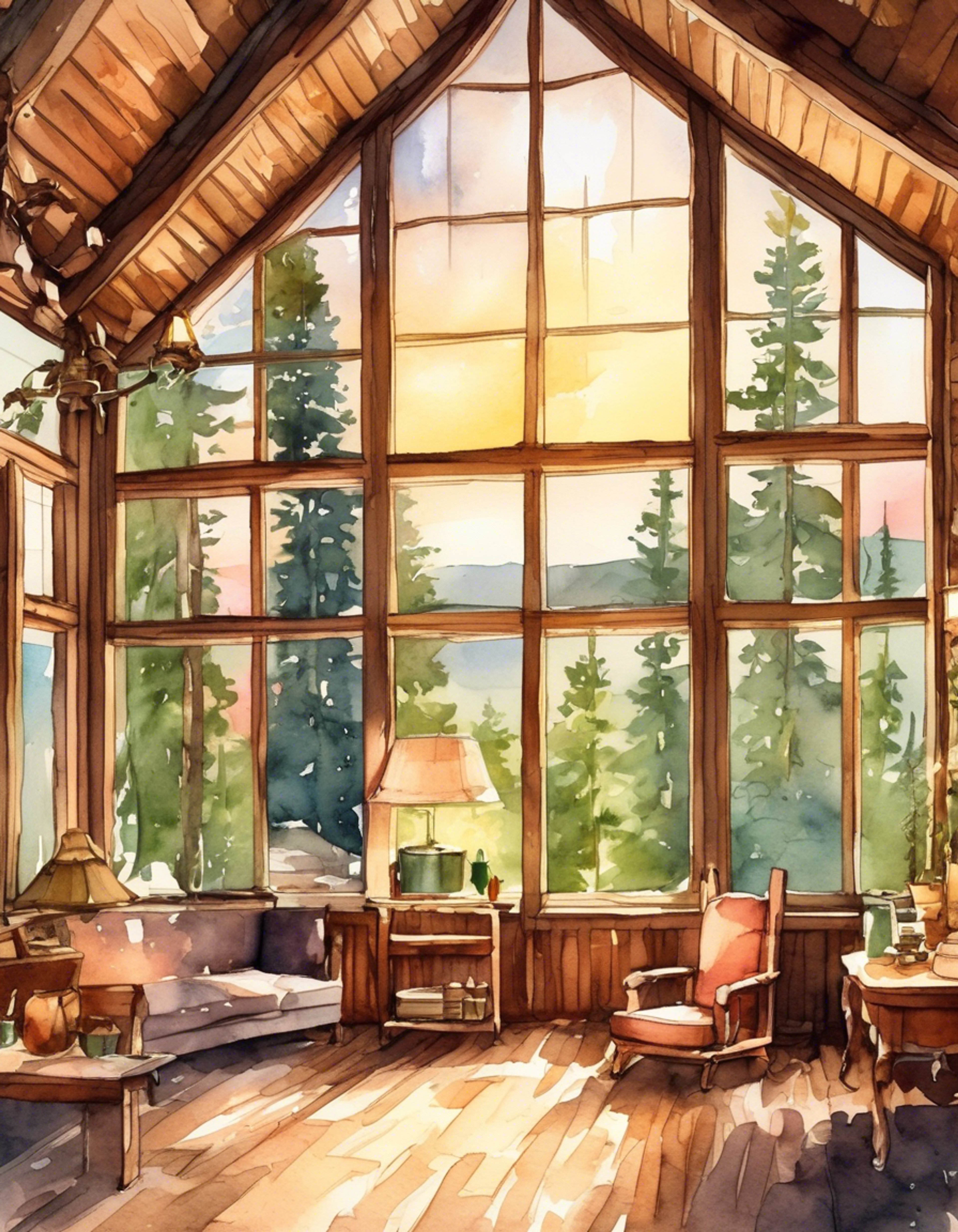 You join Leona at a secluded mountain cabin for some much needed rest and relaxation away from combat missions. The cabin is rustic but comfortable, with a crackling fireplace and scenic forest views. Leona seems more at ease here, away from the pressures of controlling her Orochi power.