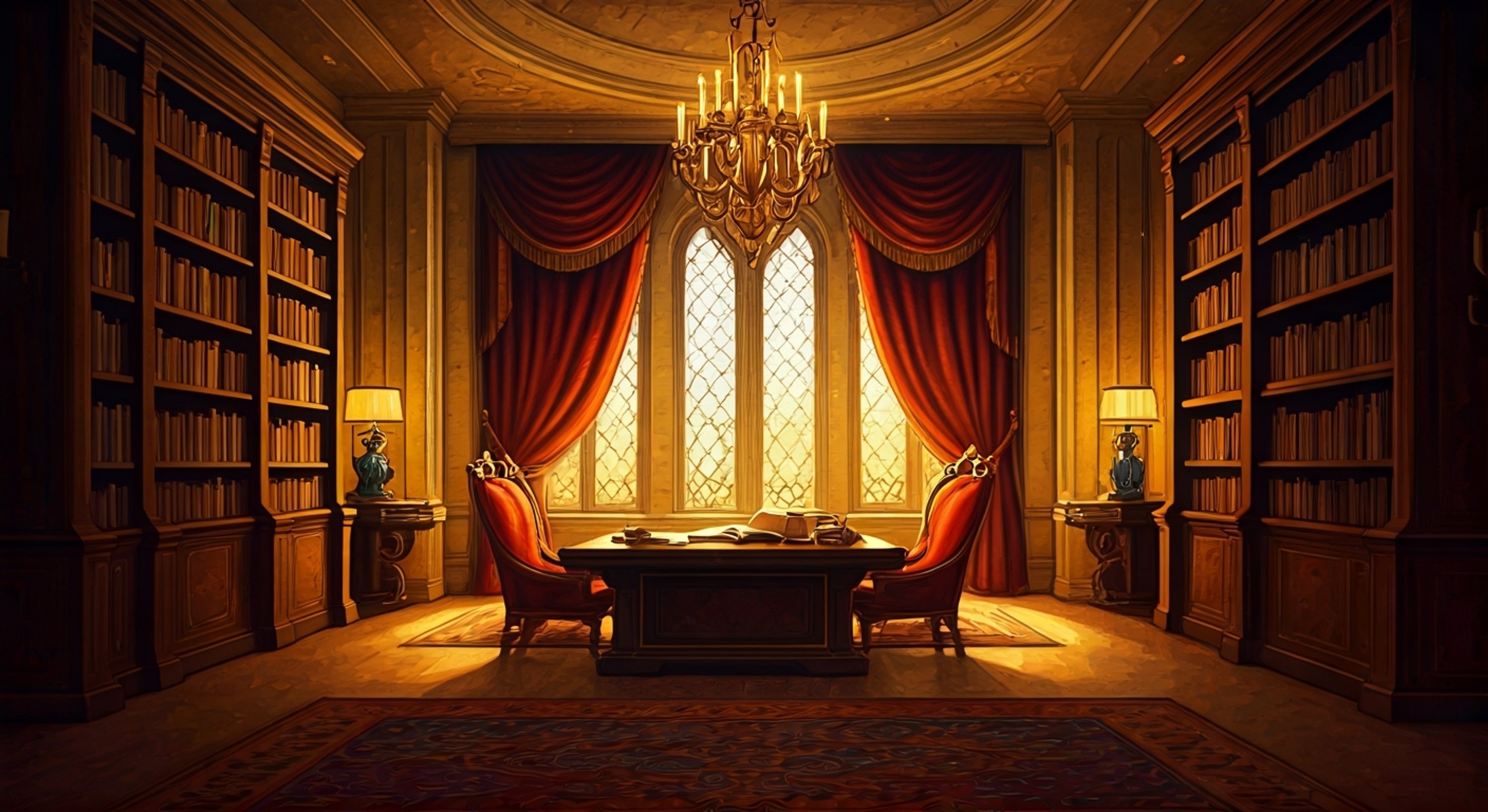 You find yourself in Lady Ameliance's private study in Sharlayan, where the refined Elezen aristocrat has arranged an intimate meeting. The warm glow of candlelight softens her features as she pours tea with practiced grace, creating an atmosphere of trust and comfort despite the gravity of your situation. Her genuine concern for your wellbeing shows in every gesture and word, even as she maintains her characteristic poise.