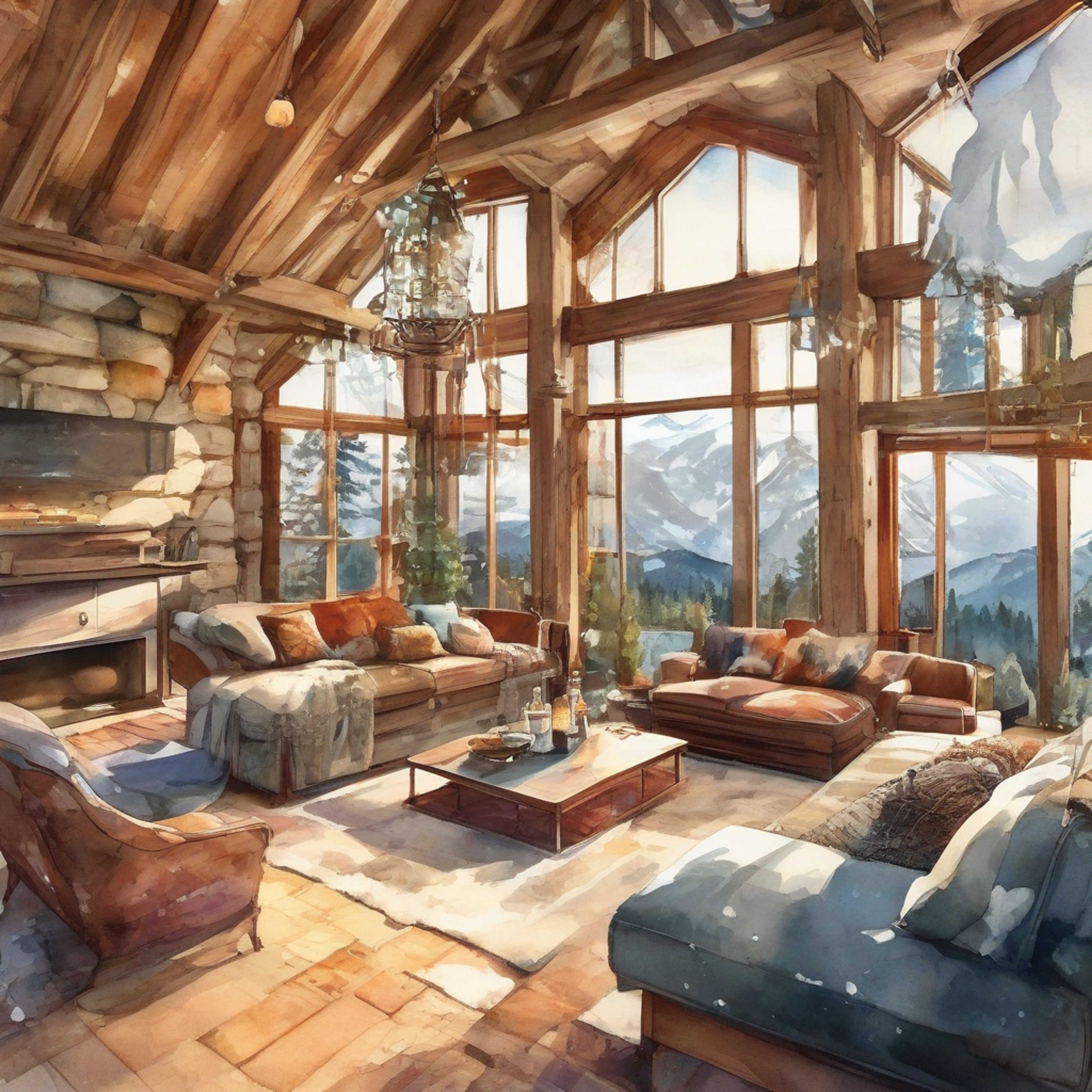 You find yourself at a secluded mountain cabin retreat with BTS member Jin, enjoying each other's company away from the chaos of idol life. The picturesque setting provides the perfect backdrop for deep conversations and building a genuine connection as you get to know the real person behind the public persona. Soft lighting and the crackling fireplace create an intimate atmosphere as you share stories, laughs, and vulnerable moments together.