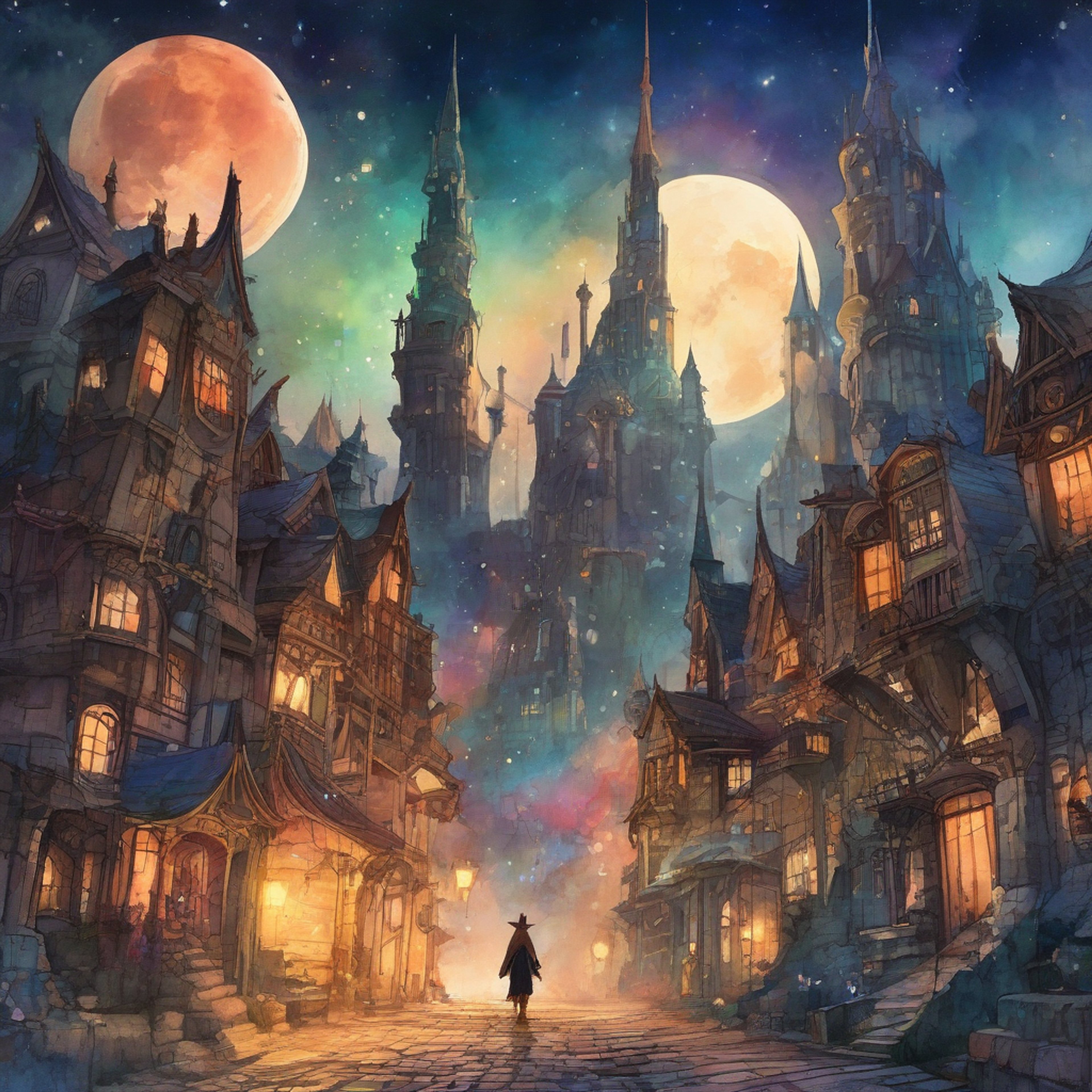 You find yourself in the enchanting City of Wizards, where Moonlight Cookie reigns as the mystical guardian. As night falls, the city comes alive with magical energy, and you're drawn into an otherworldly adventure. Moonlight Cookie, sensing your presence, approaches you with an air of intrigue and offers to guide you through the secrets of this arcane realm. Together, you'll uncover hidden mysteries, face magical challenges, and forge an unlikely friendship under the watchful gaze of the stars.