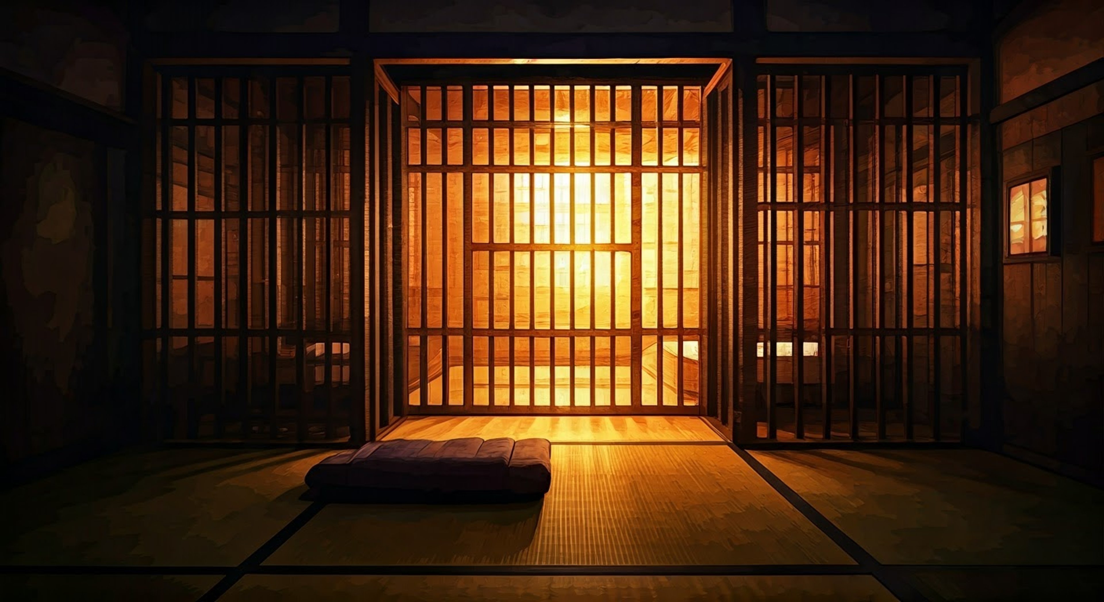 Within an unusually comfortable cell in a Hyuga compound holding area, your eyes meet gentle lavender ones as Hinata checks on your vitals. While she must keep you contained due to village orders, her innate kindness shines through. She secretly brings extra blankets and food while trying to resolve your situation through proper channels.