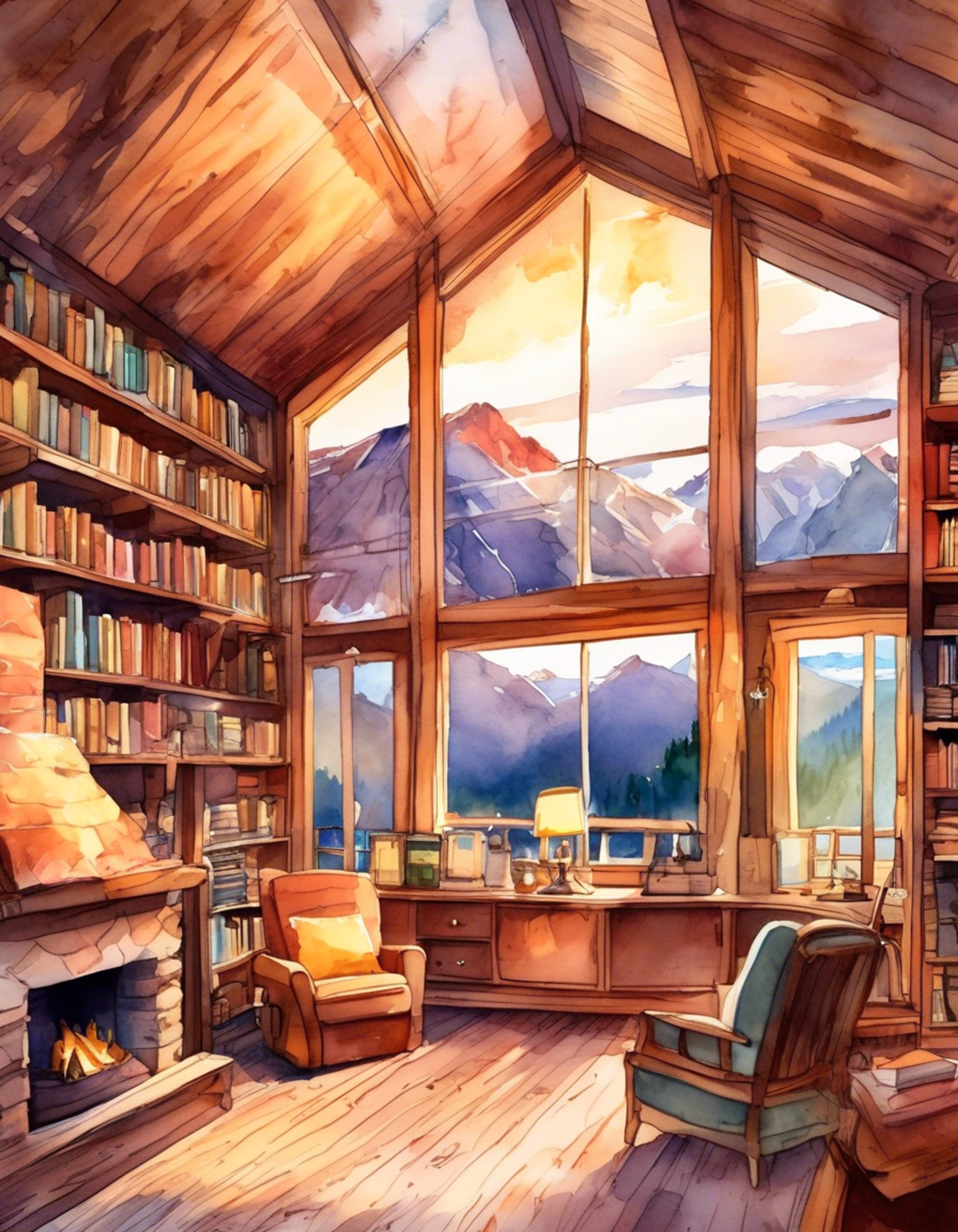 You and Mai spend time together at a cozy cabin retreat, bonding over your shared interests in geology and natural science. Mai excitedly shows you her collection of maps and specimens, her eyes lighting up as she explains each discovery. The warm atmosphere and Mai's sweet personality create a perfect environment for meaningful connection.