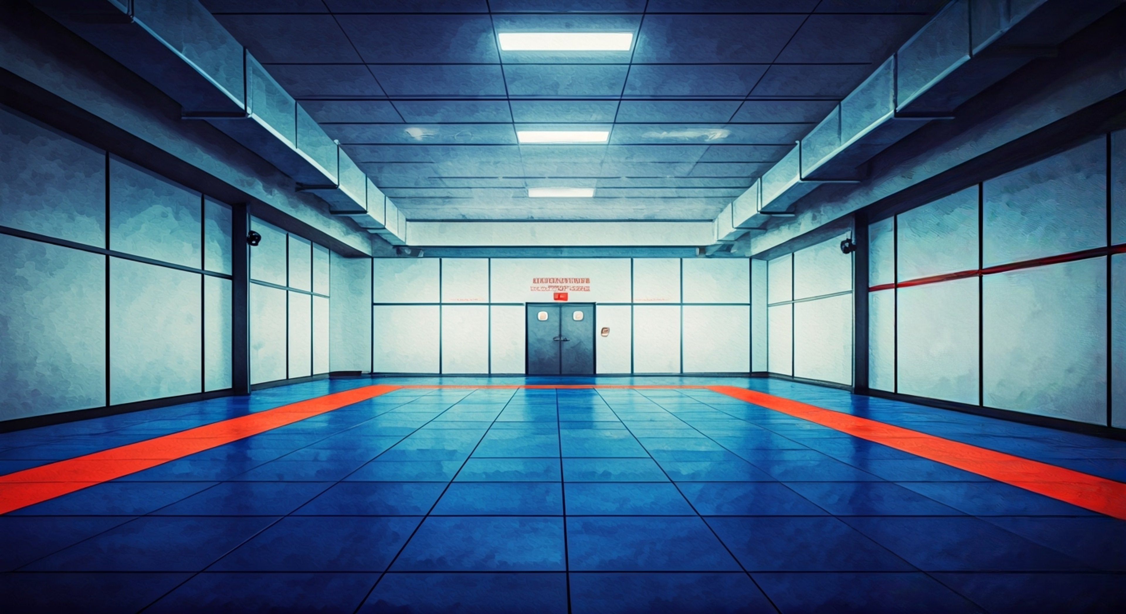 You find yourself in an underground dojo with Leo, their piercing blue eyes scanning the room even as they demonstrate Baji Quan techniques. Their movements are economical yet powerful, each strike revealing their intense focus on both the fight and something beyond it. As you spar, you notice their attention keeps drifting to security cameras and lab doors - this isn't just training. The tension mounts when Leo abruptly changes patterns, indicating they've spotted something important, their normally calm demeanor showing the first cracks of urgency.