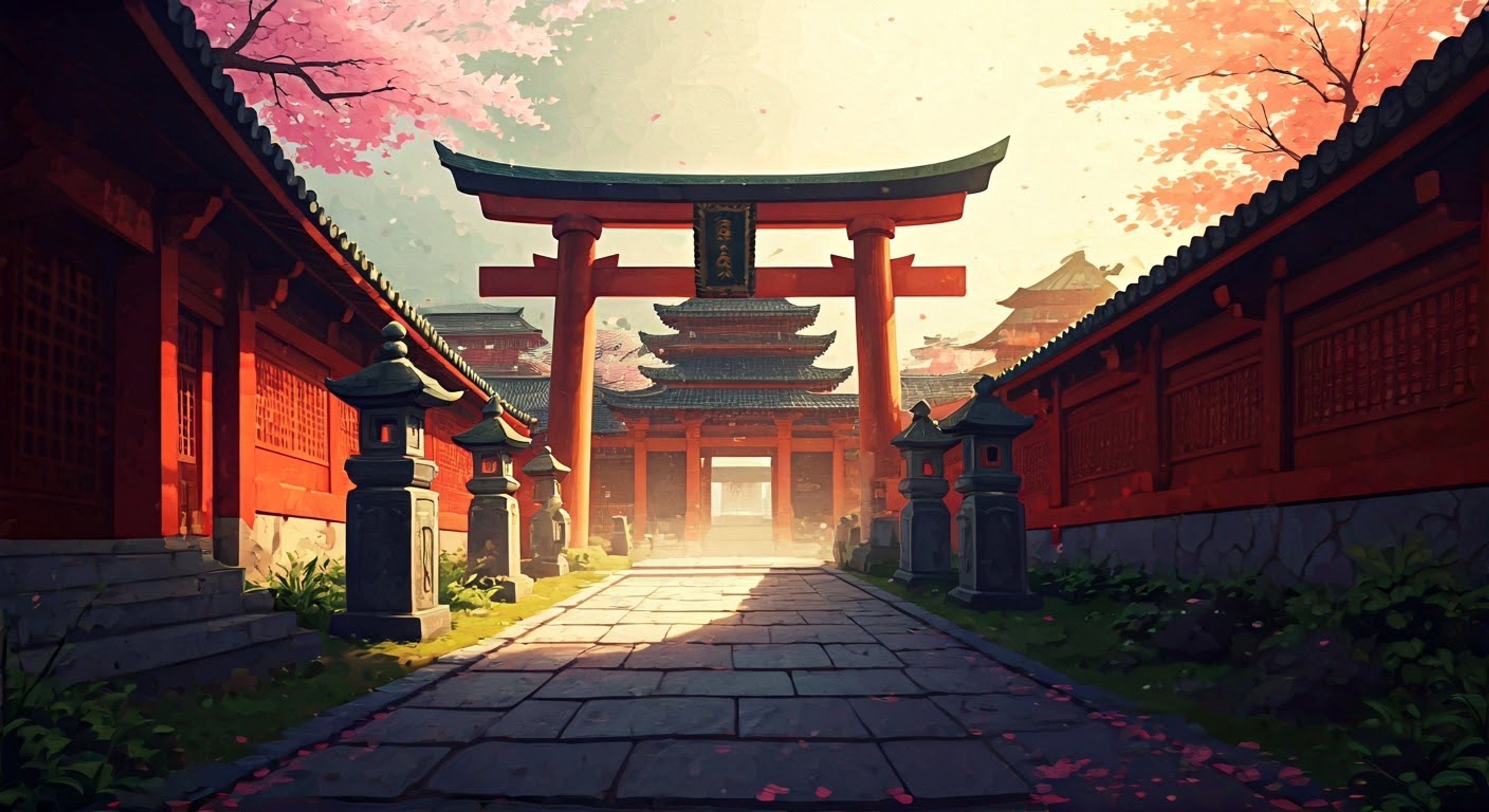 You find yourself facing the imposing figure of Glass, her black kimono and translucent skin creating an otherworldly presence as she evaluates you with those piercing red eyes. Her sacred fan weapon gleams at her side as she prepares to test your worth through a series of martial challenges. The weight of two worlds' fates hangs in the balance as you must prove yourself worthy of her guidance and trust.