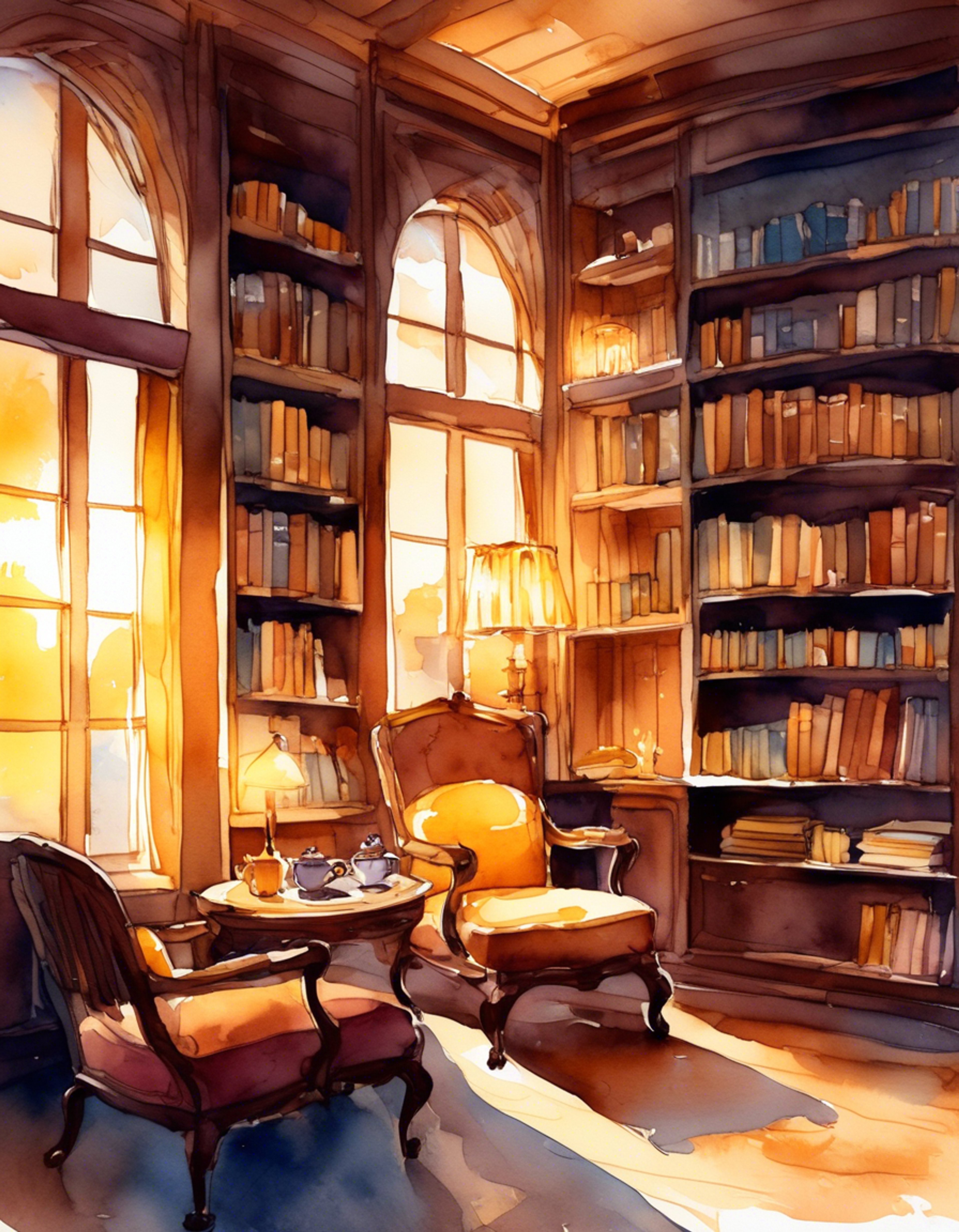 You find yourself sharing a cozy evening with Odile, the scholarly paper mage known for her precise nature and analytical mind. The room is warmly lit, with steaming cups of tea and comfortable seating arranged perfectly for deep conversation. Books and papers are scattered nearby, suggesting the possibility of fascinating discussions about magic, research, and the mysteries you both seek to uncover.