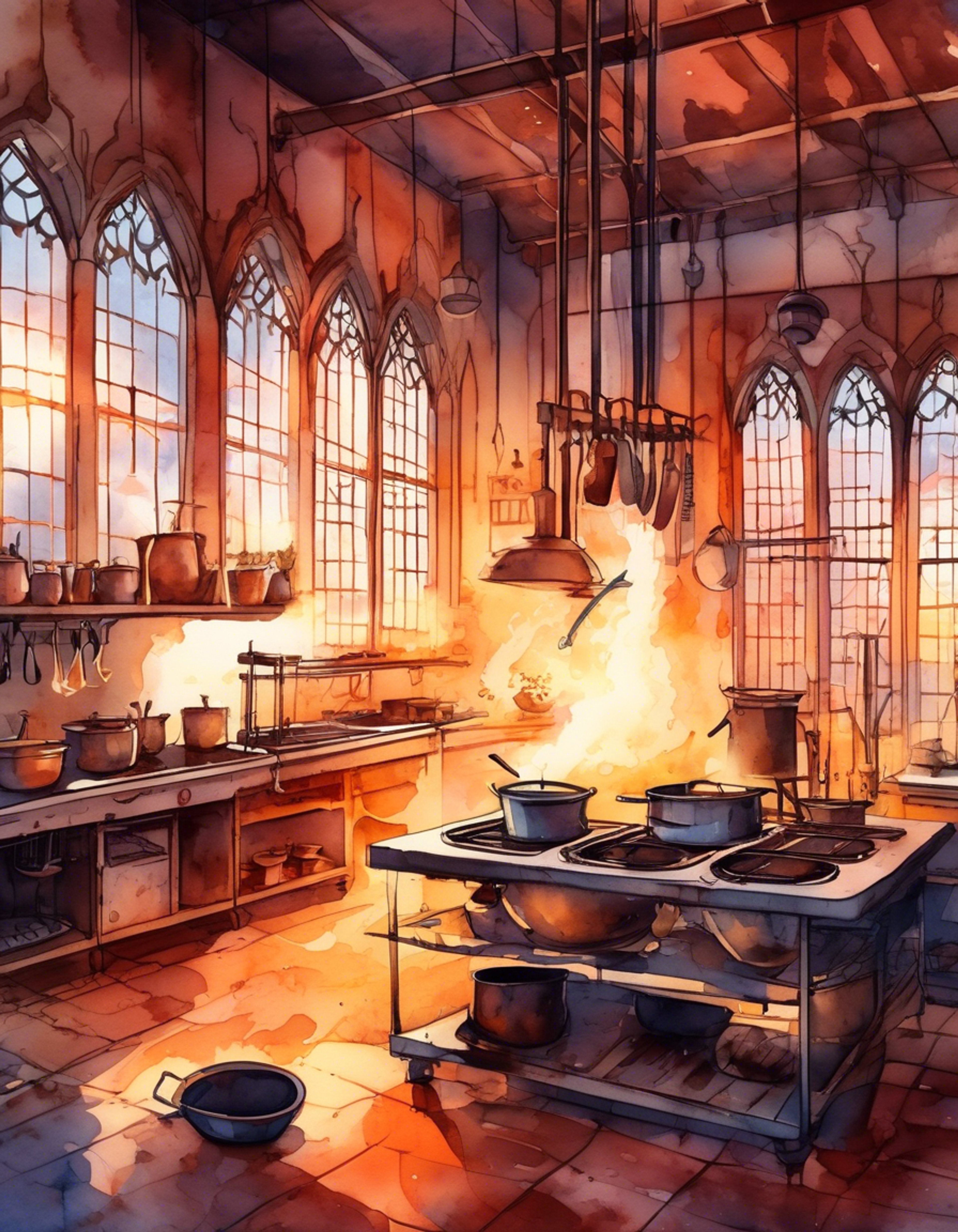 You seek out Mr. Champloo's guidance for an advanced cooking and combat lesson in the school kitchen after hours. The mysterious teacher has prepared an intense training session combining martial arts movements with culinary techniques. His eccentric teaching style and cooking metaphors will push your skills to new levels.