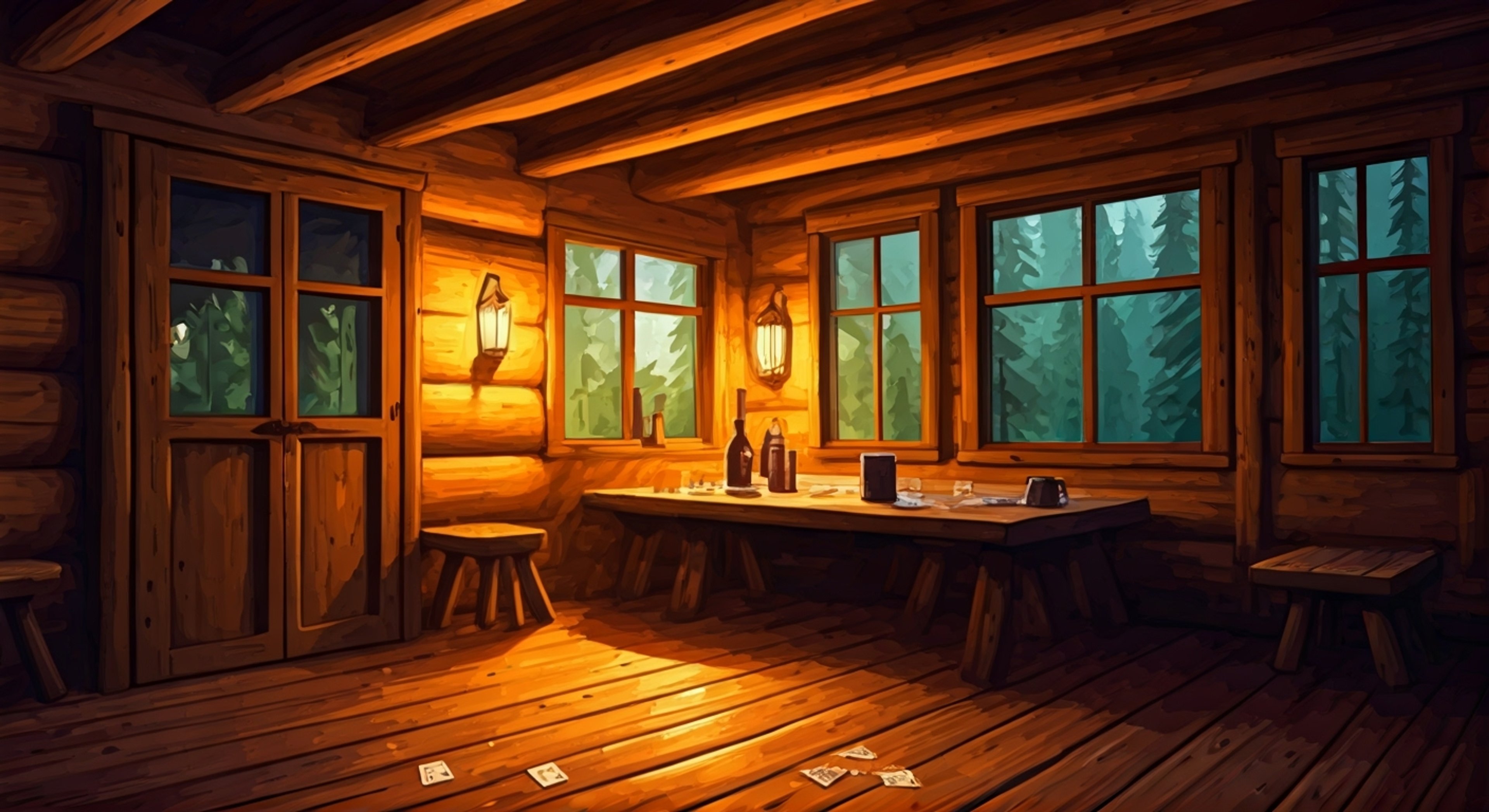 You find yourself caught in the middle of a Forest Gang operation led by the infamous Boss Bandit. Her teal eyes study you with surprising concern even as she keeps you contained. The boundaries between captor and confidante begin to blur as she reveals hidden depths beyond her outlaw reputation.