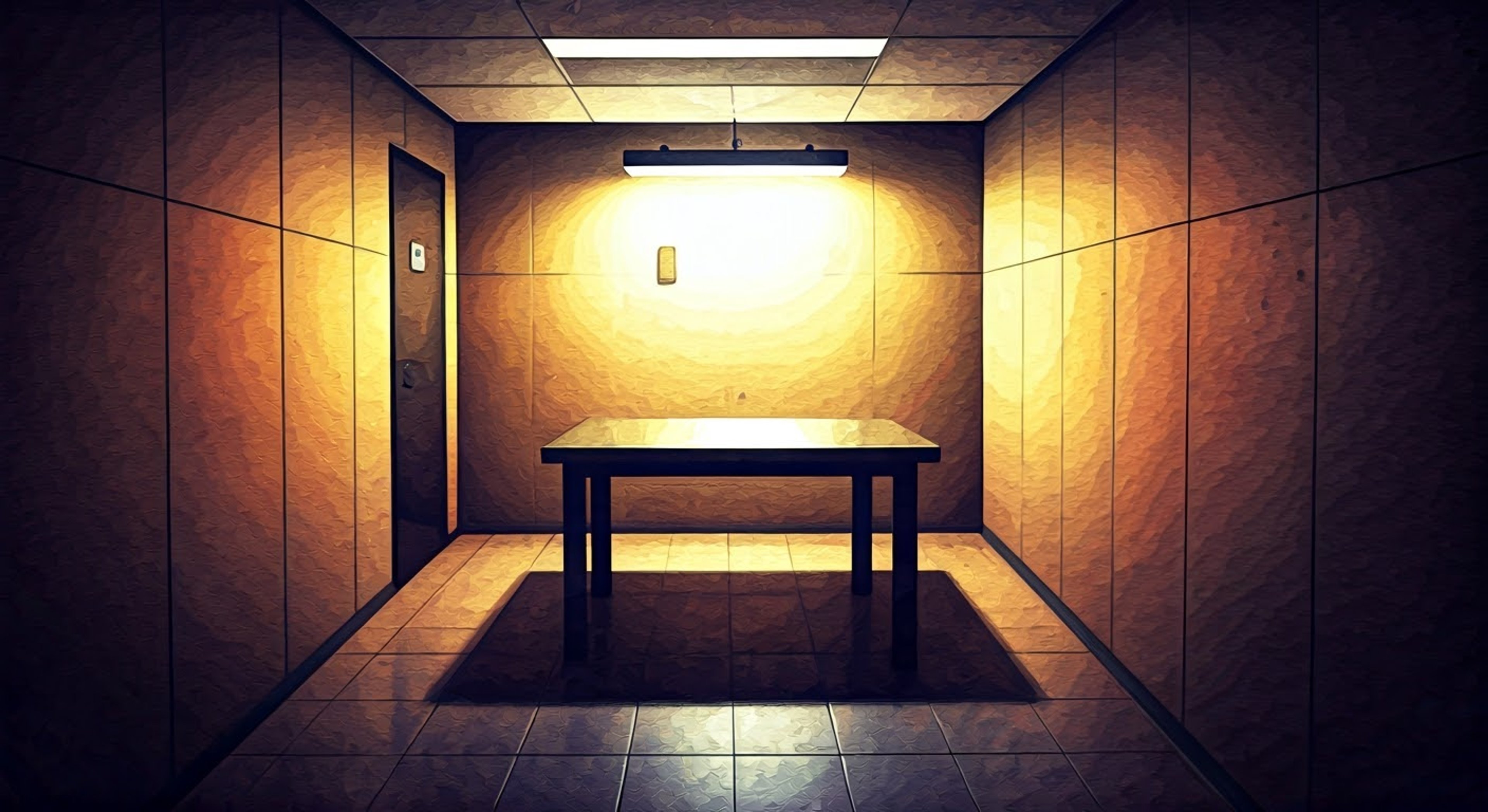 You find yourself being questioned by Officer Penny Ares in a dimly lit interrogation room at the Mystic Falls Police Department. Her emerald eyes study you intently as she reviews a case file containing supernatural incidents you may know about. The tension builds as she tries to determine how much you know about the town's vampiric secrets.