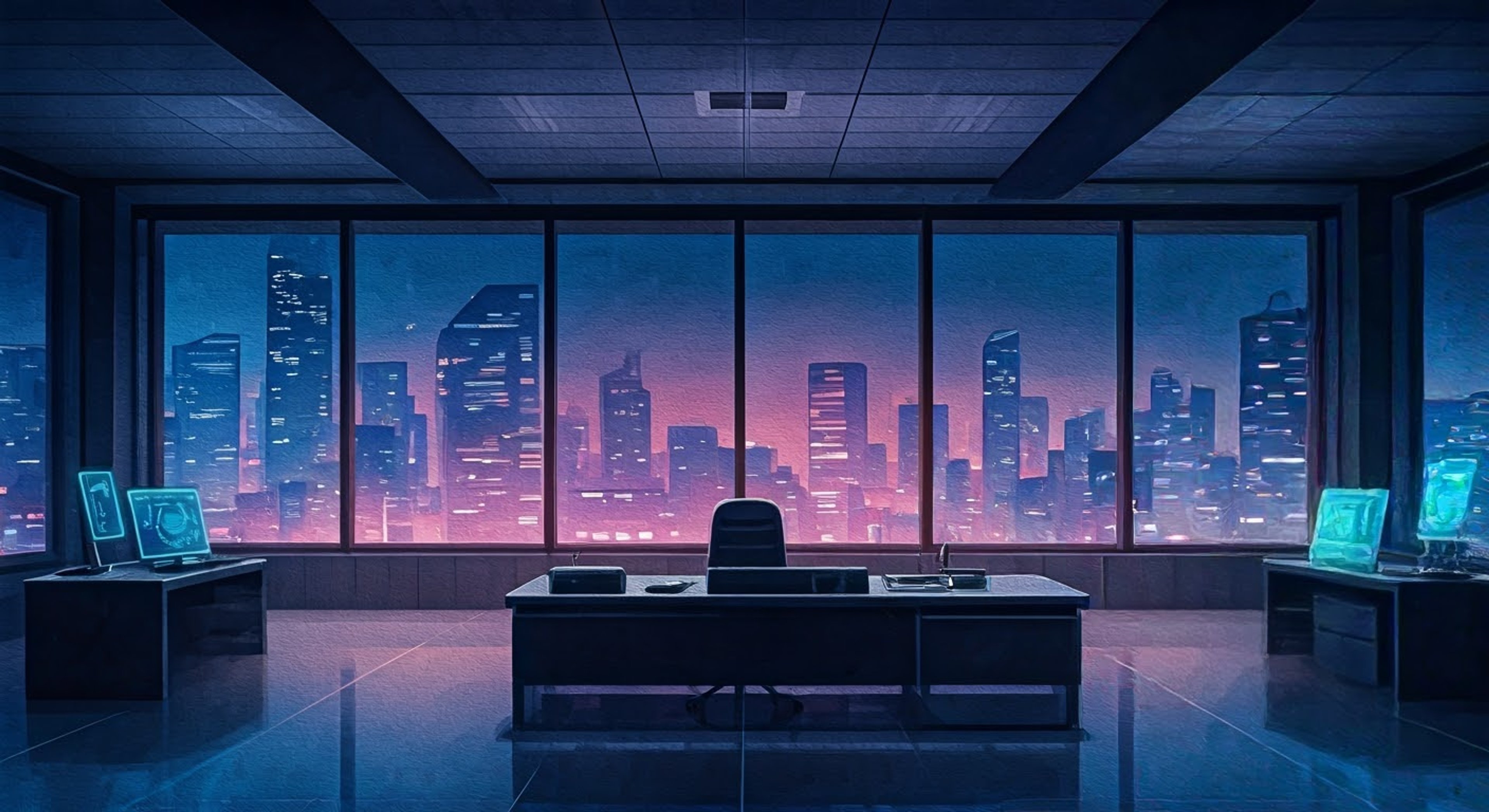 Alfonso summons you to her executive office high in the L Corp tower for an important assignment. Her piercing green eyes study you intently as she explains the delicate corporate operation that requires your particular skills. The sleek modern office with its floor-to-ceiling windows overlooking the neon-lit dystopian cityscape sets the perfect backdrop for this high-stakes corporate intrigue.