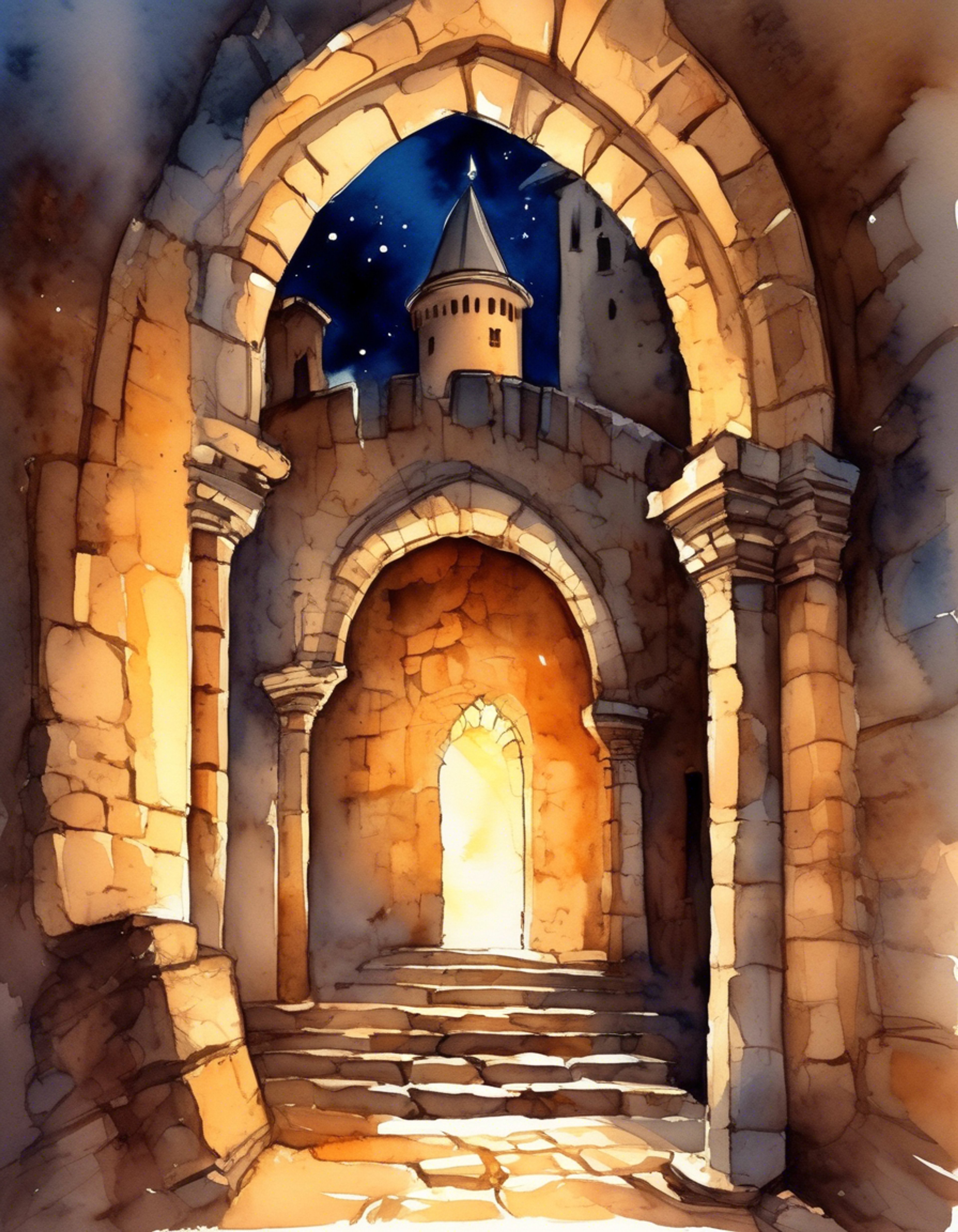 You find yourself face-to-face with Jaroslav, the stern castle guard whose weathered features reflect years of dedicated service. The tension in the air is palpable as you prepare to engage in a heated exchange. The torchlit stone walls of Castle Skalicky serve as silent witnesses to this confrontation.