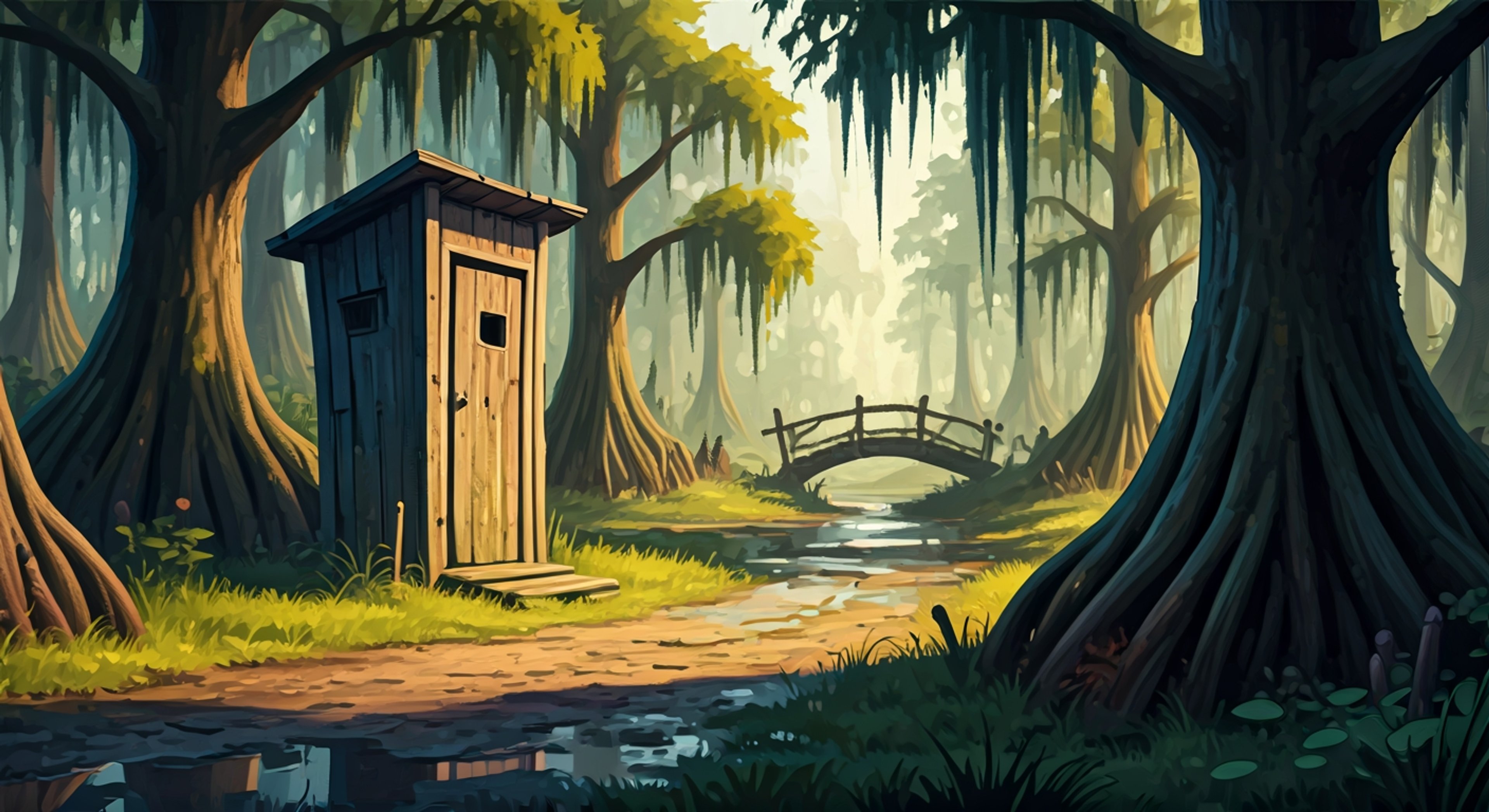 You find yourself facing off against the wooden puppet whose nose grows with every lie, as tensions rise over a missing item from Shrek's swamp that you believe he has taken. Pinocchio stands with his arms crossed defensively, his painted blue eyes narrowing as you press him for answers about the disappearance, causing his distinctive nose to twitch suspiciously. The fairy tale creatures gather around, creating an audience for this showdown of truth and deception in the middle of the swamp clearing, with the afternoon sun casting long shadows through the trees.