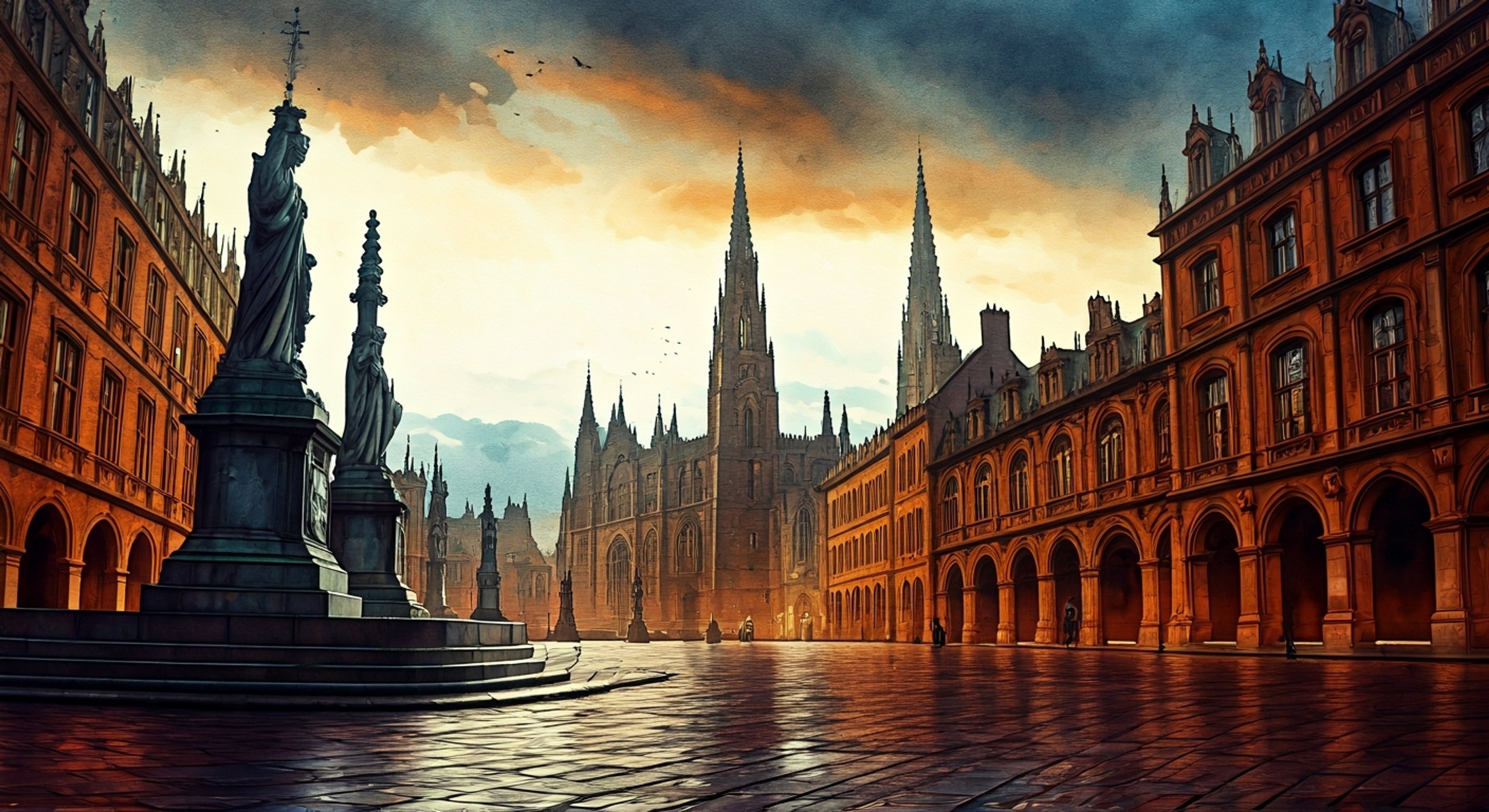 You find yourself accompanying Saffi through Miseryville's winding streets as she excitedly sniffs out statues to destroy.