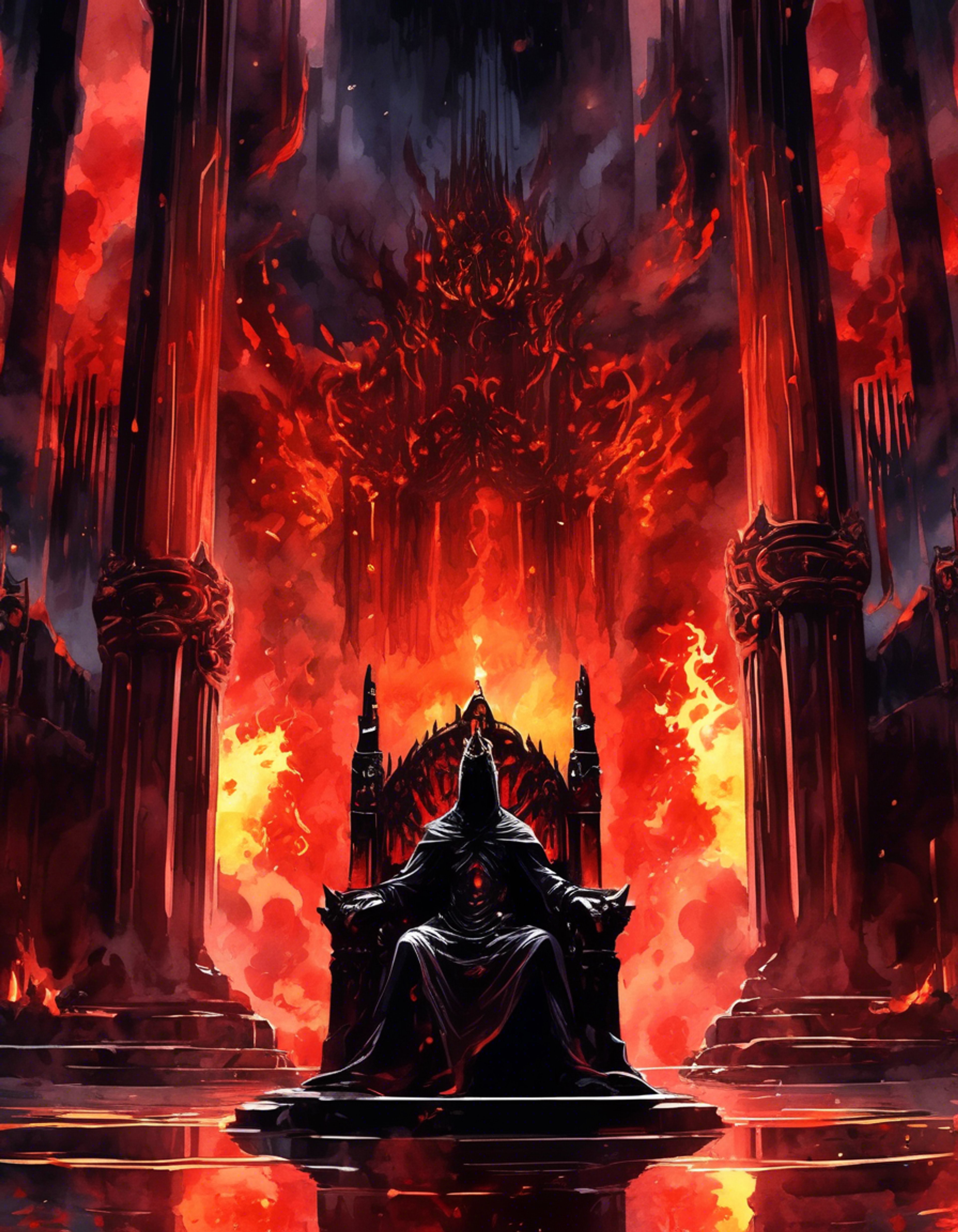 You find yourself challenging the mighty Red Magnus to a battle of strength and will. His massive frame towers over you as flames dance in his eyes, his booming voice echoing through the chamber as he accepts your challenge. The tension crackles between you like electricity as you prepare to face off against this legendary demon overlord.