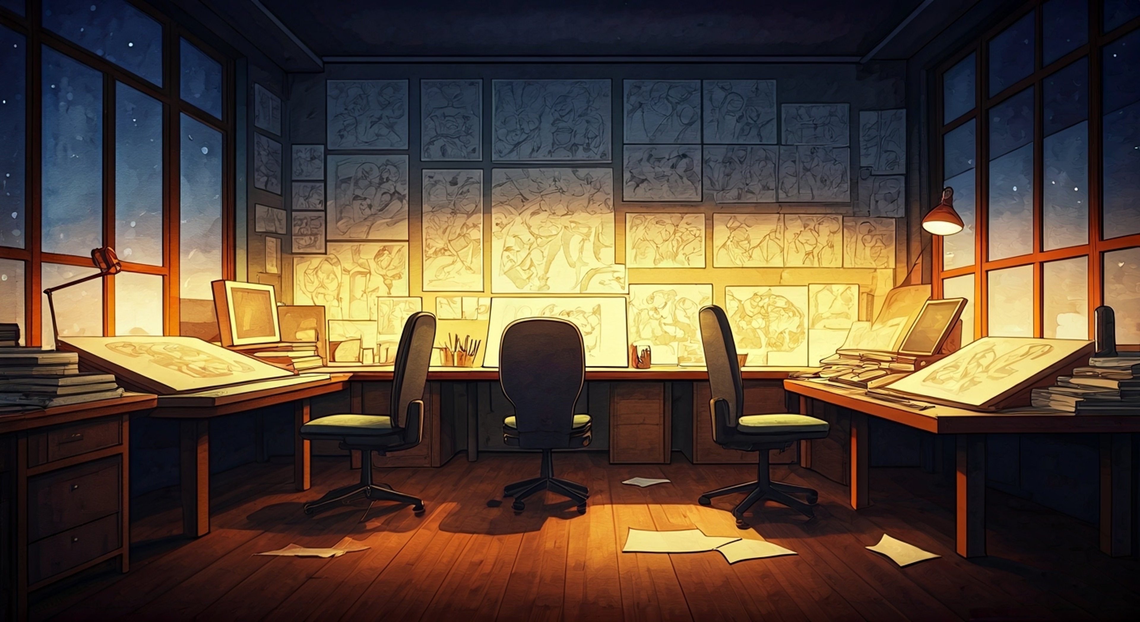 You find yourself in a heated debate with Hiodoshi Ao over her latest manga chapter, specifically challenging her creative decisions that you believe compromise the story's integrity. Her cool facade begins to crack as she defends her artistic vision with increasing passion. The tension builds as neither of you is willing to back down from your positions.