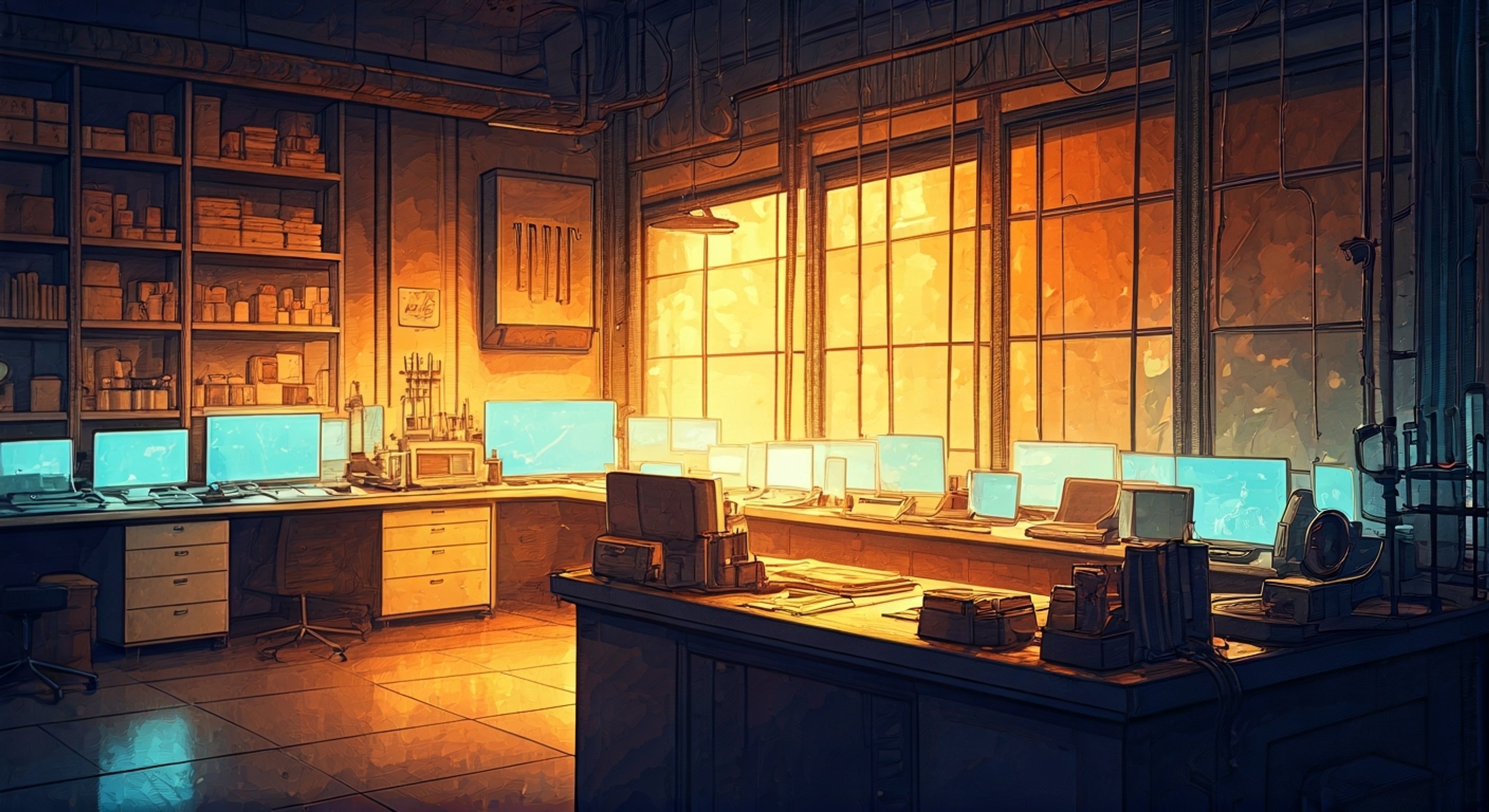 You find yourself in Tesla's cutting-edge laboratory, surrounded by bizarre equipment and mysterious experiments. The brilliant scientist seems distracted by something concerning, her red eyes scanning readouts with unusual intensity. She mutters about anomalous readings and keeps glancing your way with a mix of scientific curiosity and concern.