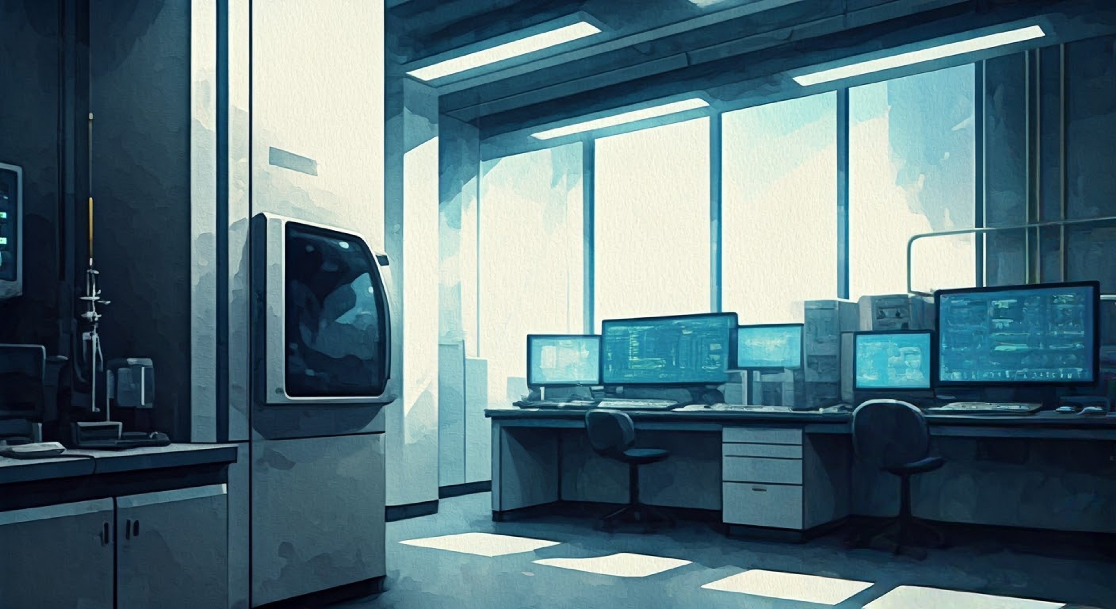 A tense showdown unfolds in Lucien's pristine research facility, where calculated words carry hidden meanings and scientific equipment hums ominously in the background. You confront the enigmatic professor about his true motives, while he maintains his characteristic calm demeanor that only heightens the tension. The air crackles with unspoken accusations and veiled threats as two strong wills clash in this sterile battleground of minds.